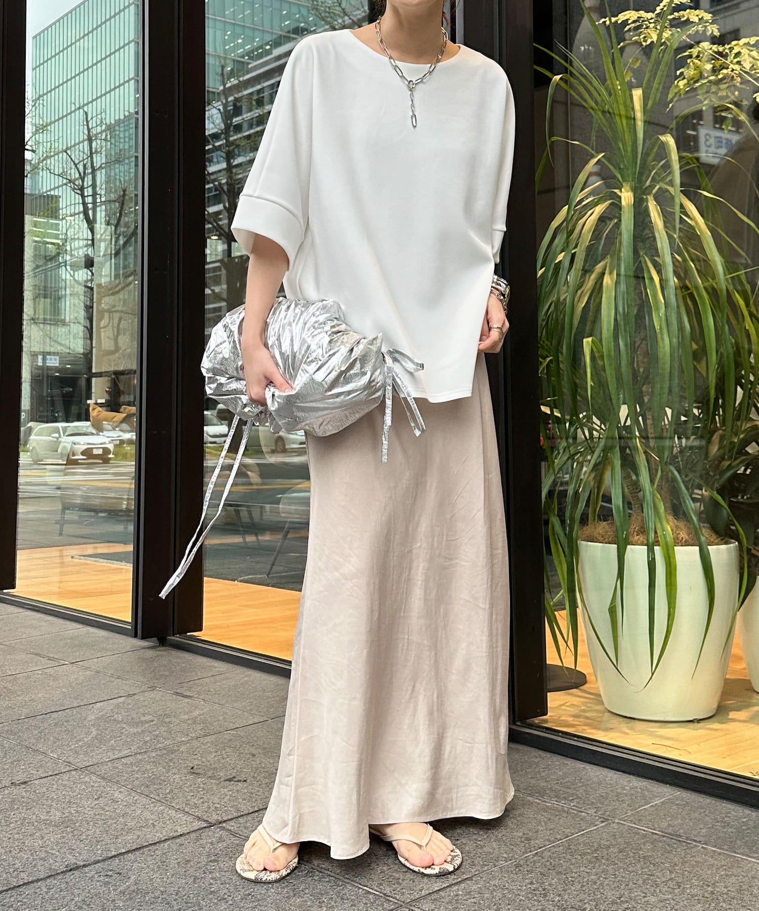一部WEB限定カラー】ダンボールハーフスリーブプルオーバー