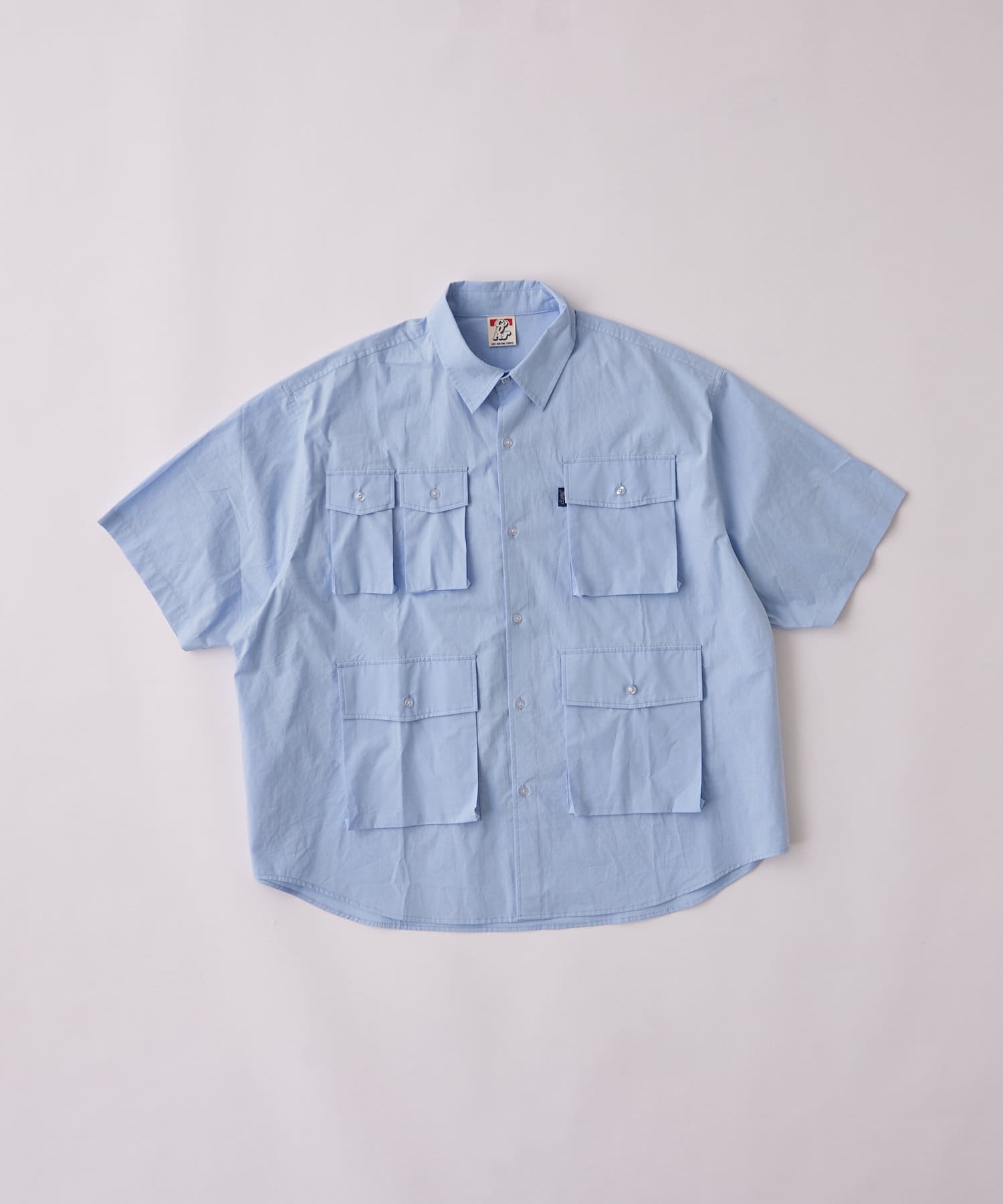 WHO'S WHO gallery】スーパービッグポケット半袖シャツ | OUTLET WHO'S WHO gallery】スーパービッグポケット半袖シャツ | OUTLET