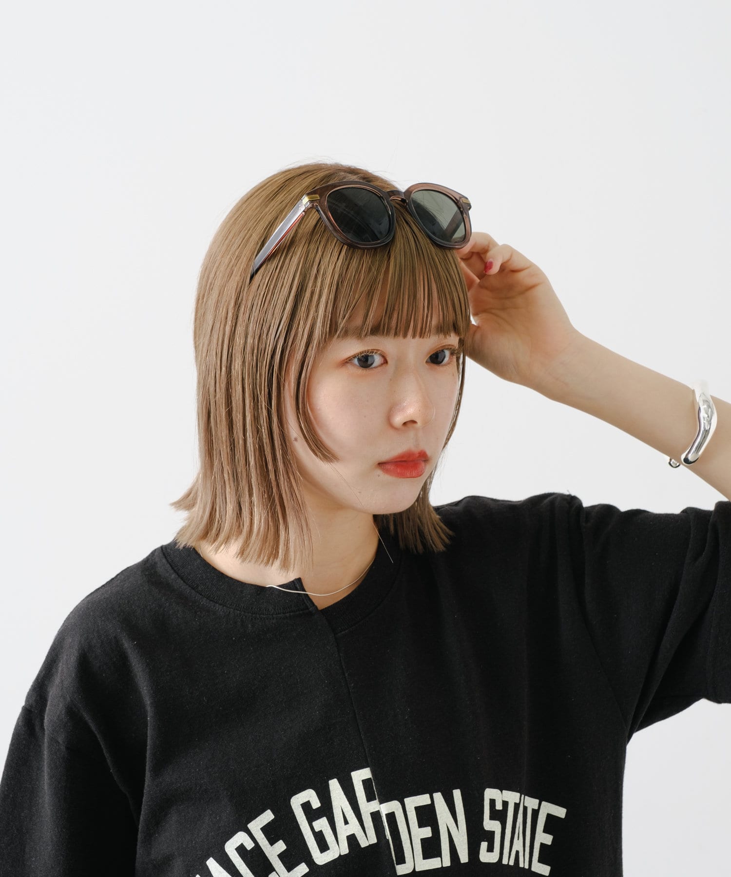 Kastane(カスタネ) 【WHIMSIC】ウェリントンメタルポイントサングラス