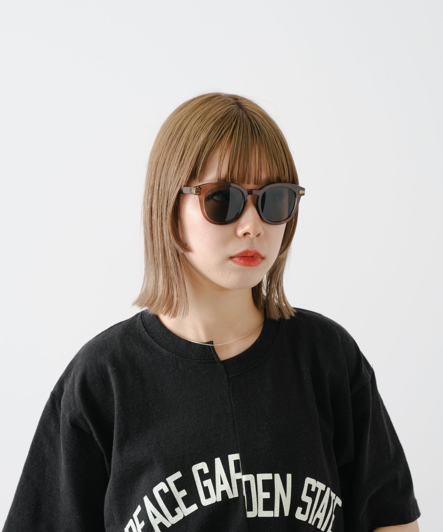 Kastane(カスタネ) 【WHIMSIC】ウェリントンメタルポイントサングラス