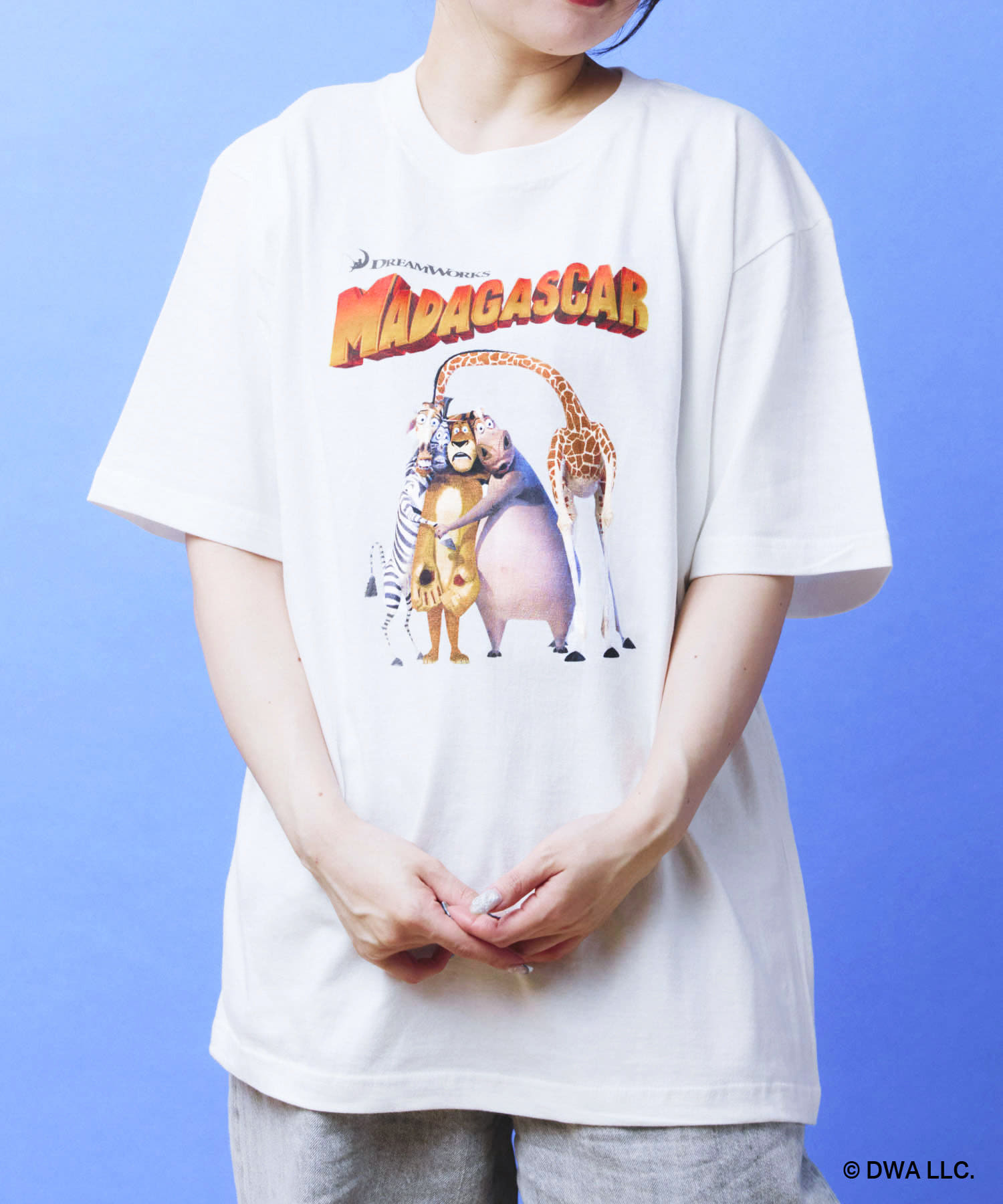 POKEUNI(ポケユニ) WEB限定Tシャツ MADAGASCAR：XXLサイズ