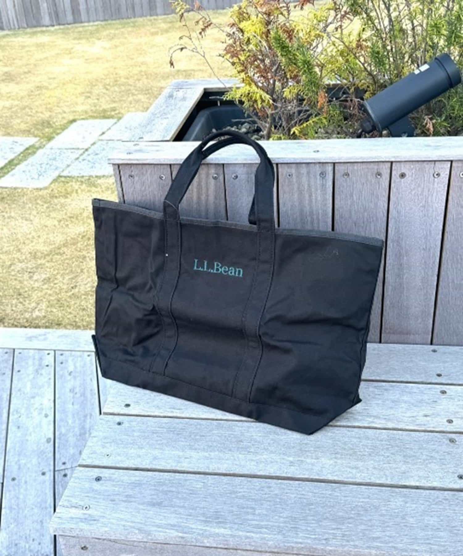 Kastane(カスタネ) レディース 【L. L.Bean】GROCERY TOTE LOGO LARGE ブラック