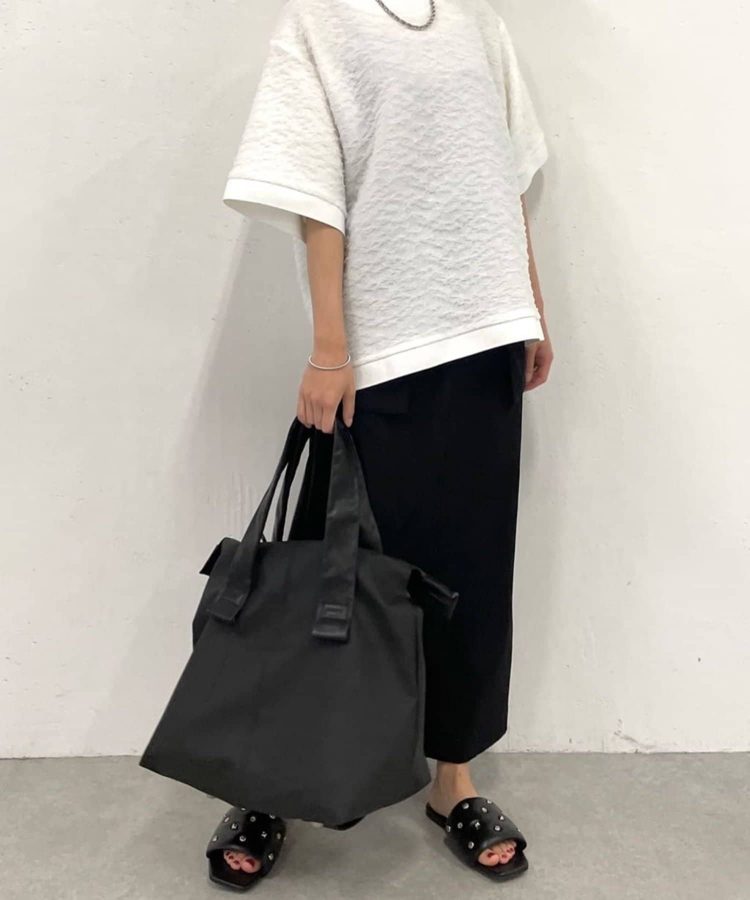 二の腕カバー/サイドファスナー付き》パフィーデザインTシャツ 二の腕カバー/サイドファスナー付き》パフィーデザインTシャツ