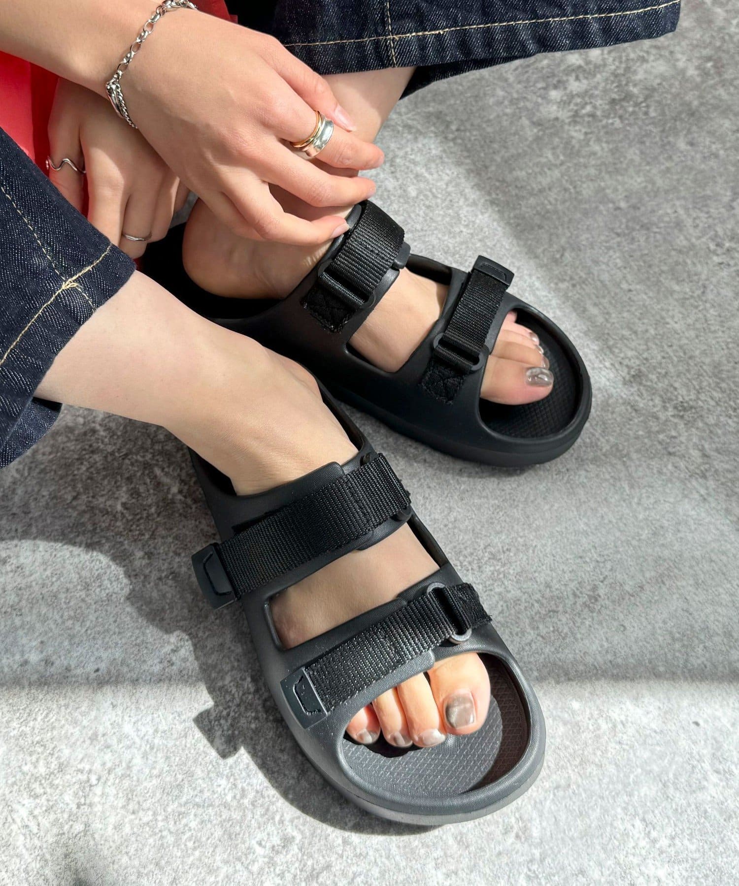 MEI/メイ】W TAPE SANDAL リカバリーサンダル EVA FREDY GLOSTER(フレディ アンド グロスター)レディース  PAL CLOSET(パルクローゼット) パルグループ公式ファッション通販サイト