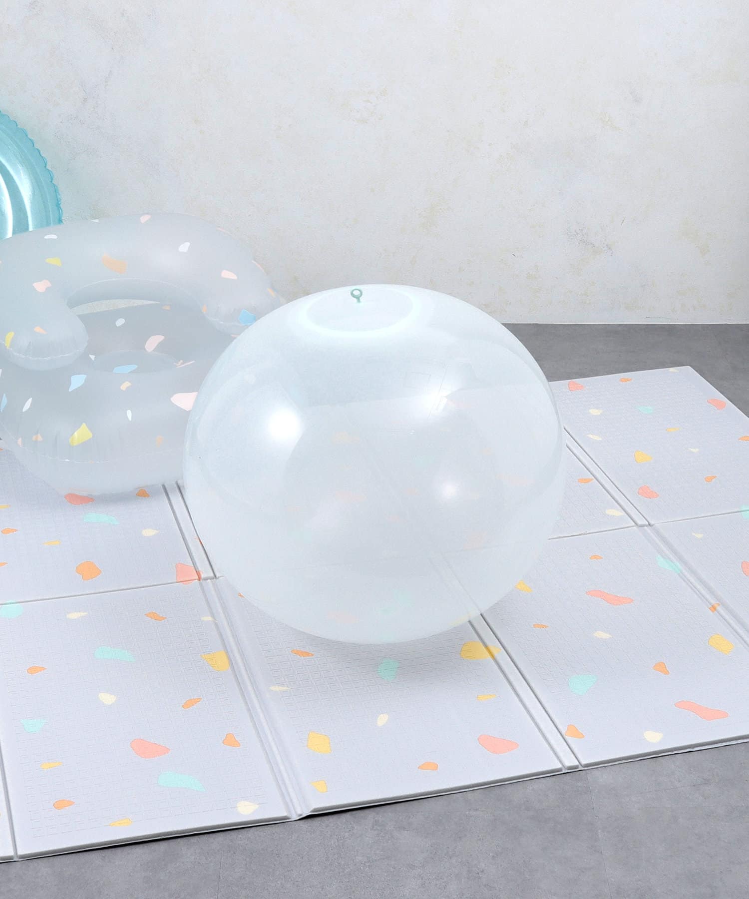 ぷにぷにのゴムボール （M-PETS】ドッグトイ ブルーム ボール
