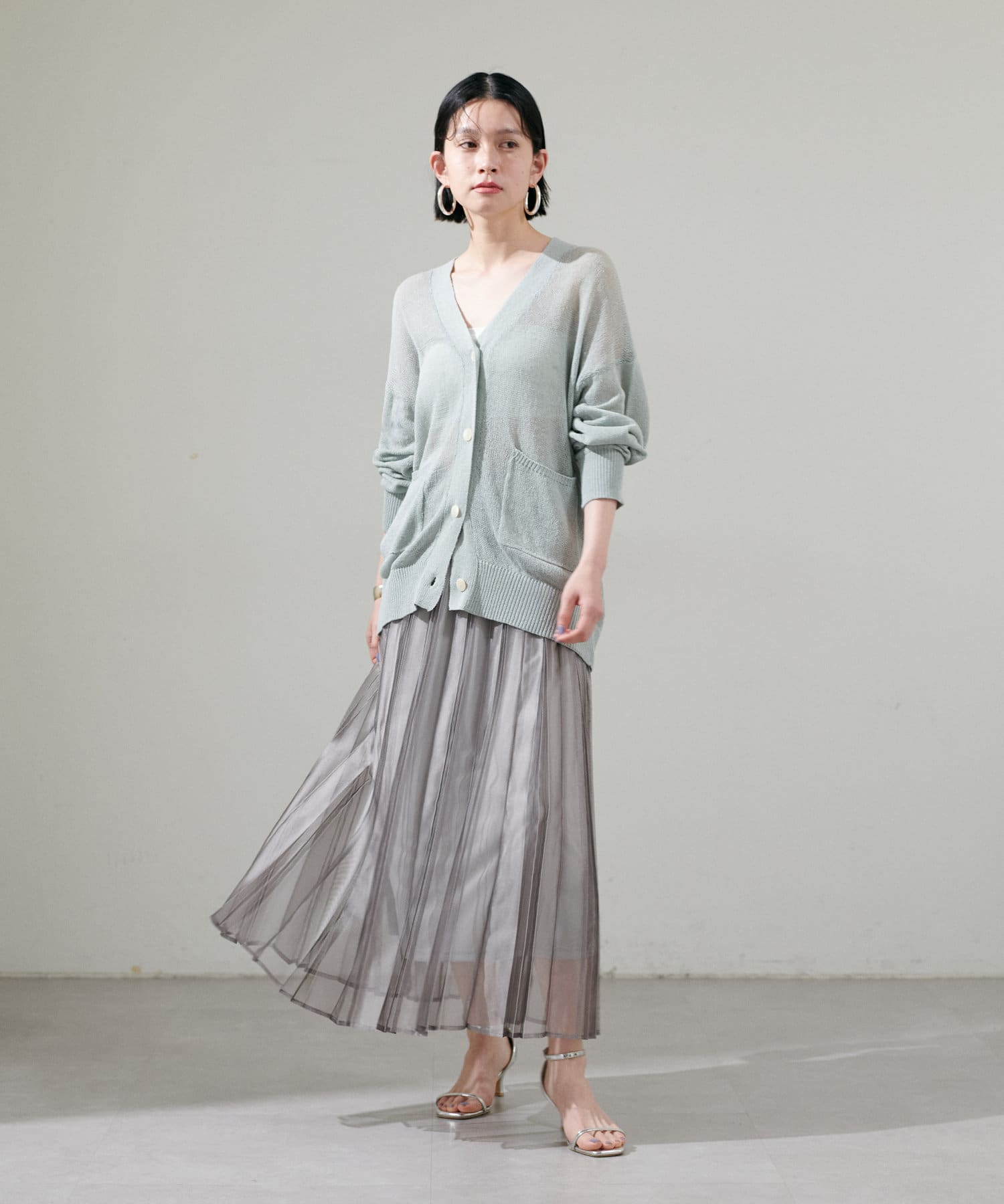 シャンブレーチュールプリーツスカート | LARUTA(ラルータ)レディース | PAL CLOSET(パルクローゼット) -  パルグループ公式ファッション通販サイト