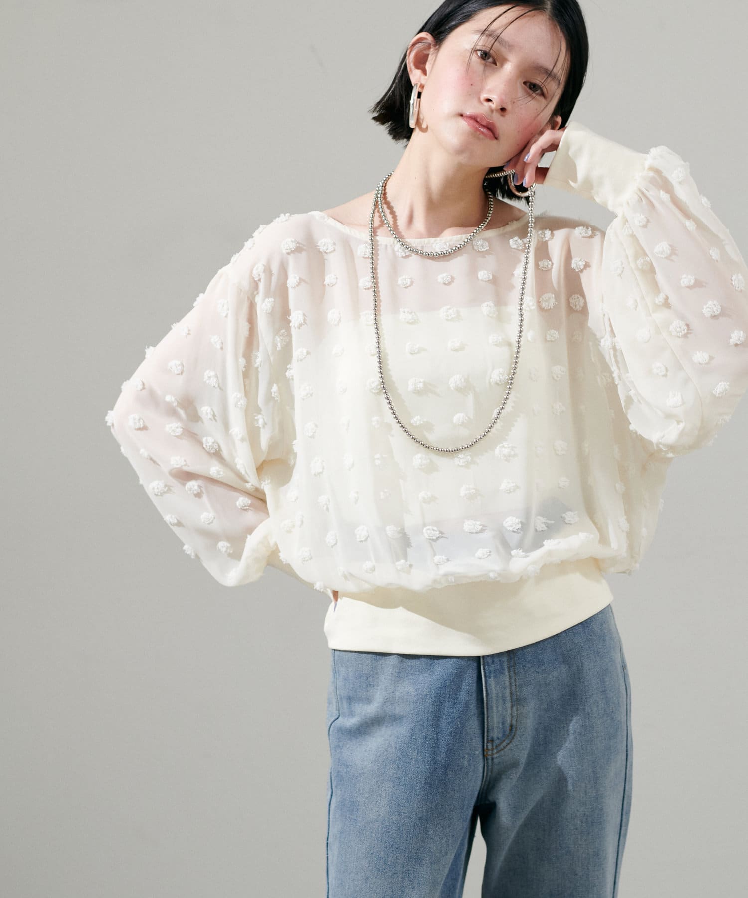 ポンポンシアーブラウス | LARUTA(ラルータ)レディース | PAL CLOSET 