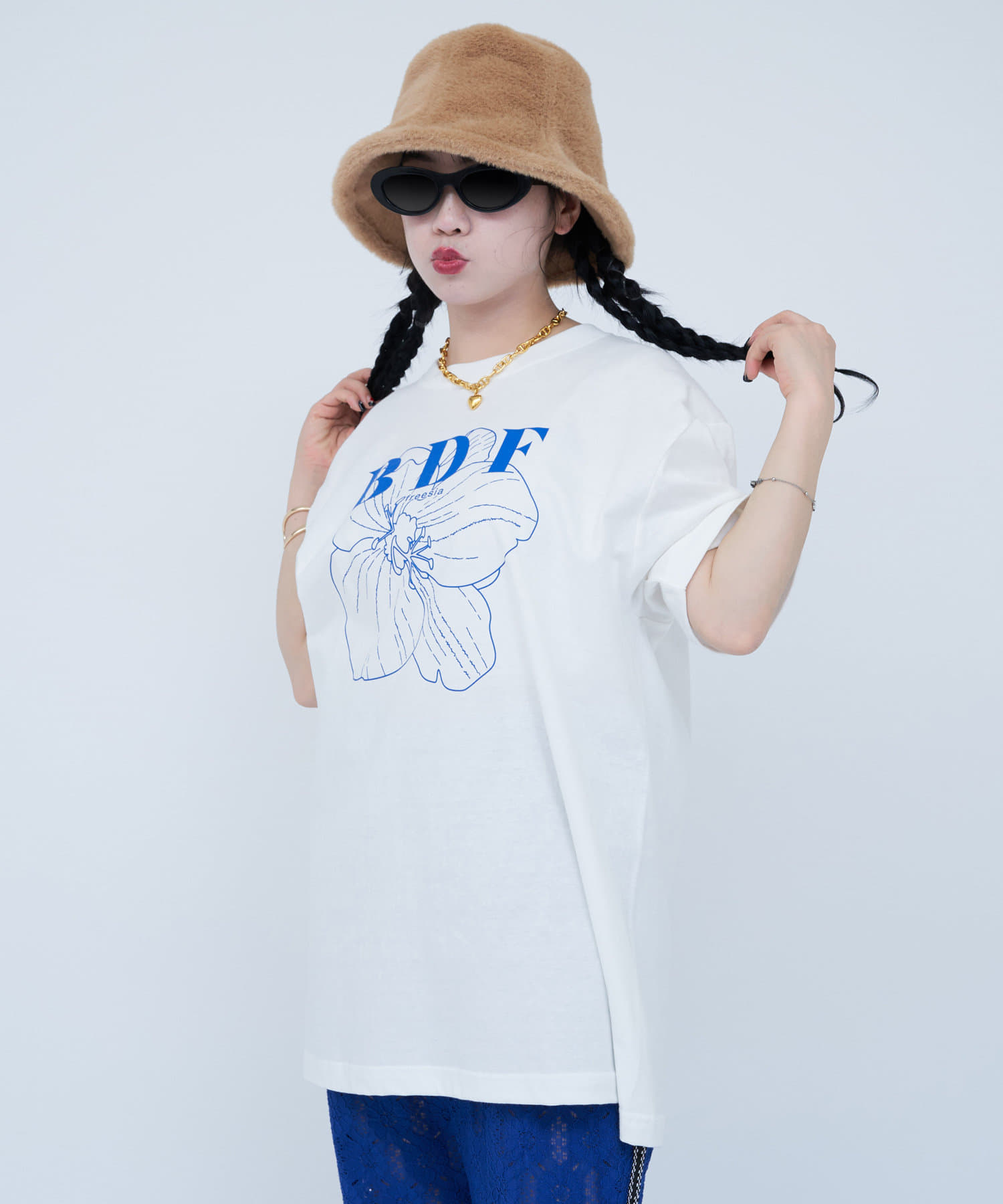 E2220【花柄総柄美品】チャオパニックティピー　カットソー　大人目可愛い CIAOPANIC TYPY（チャオパニックティピー）の「【新色登場