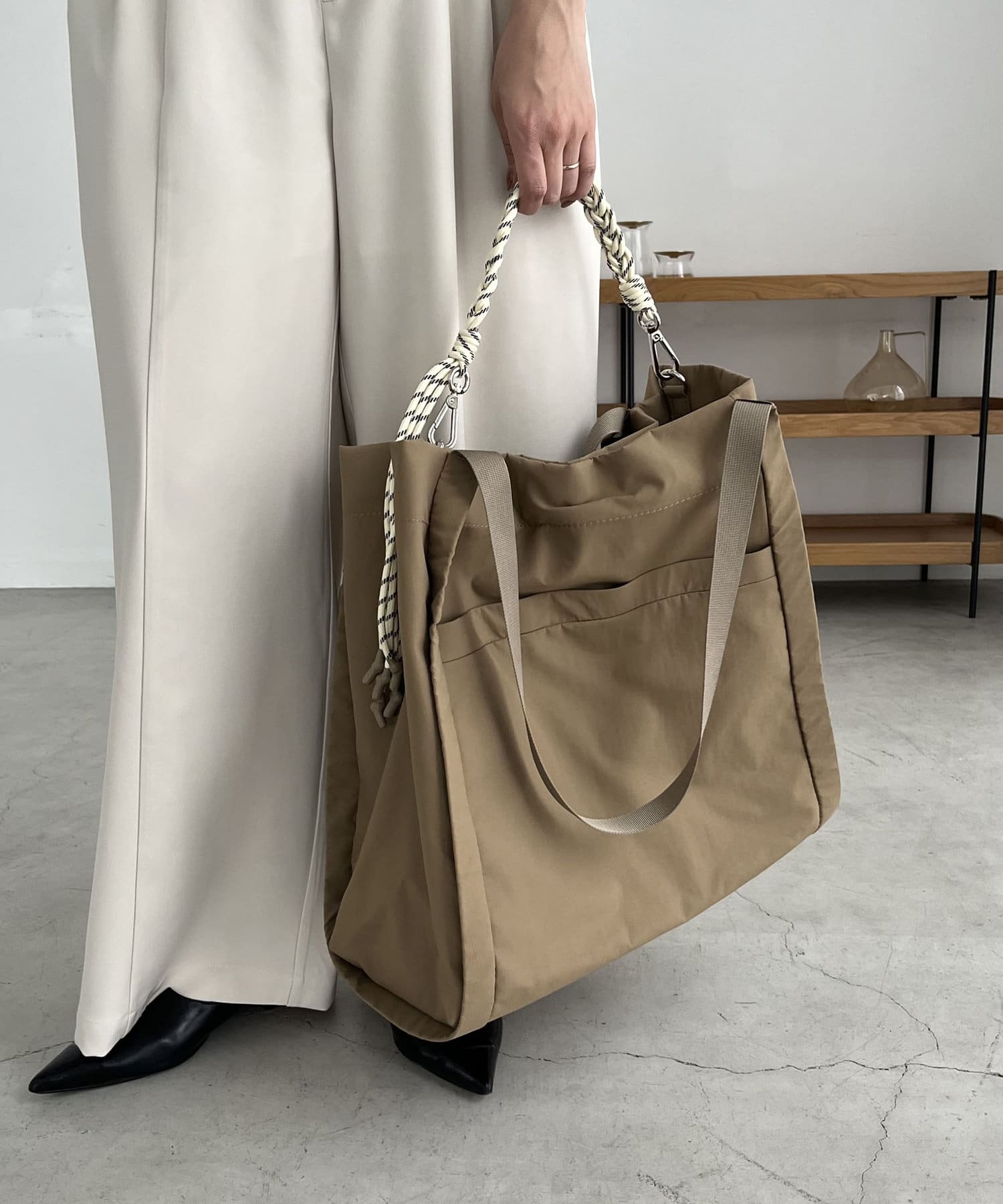 コード編ハンドルナイロンバッグ | CAPRICIEUX LE'MAGE(カプリシュレ