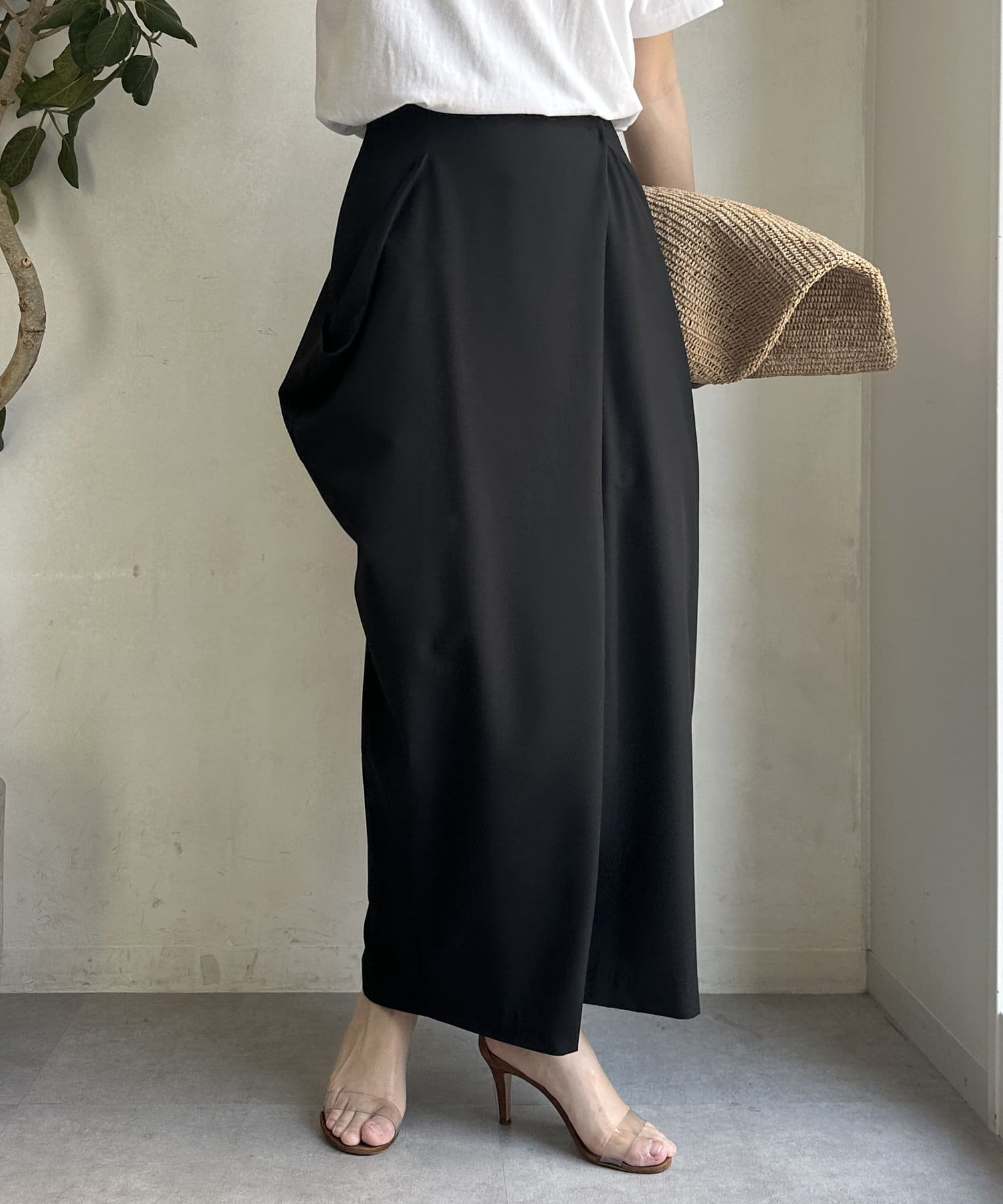 DOUDOU(ドゥドゥ) 【AgAwd/アガウド】【WEB限定】ドレープスカート