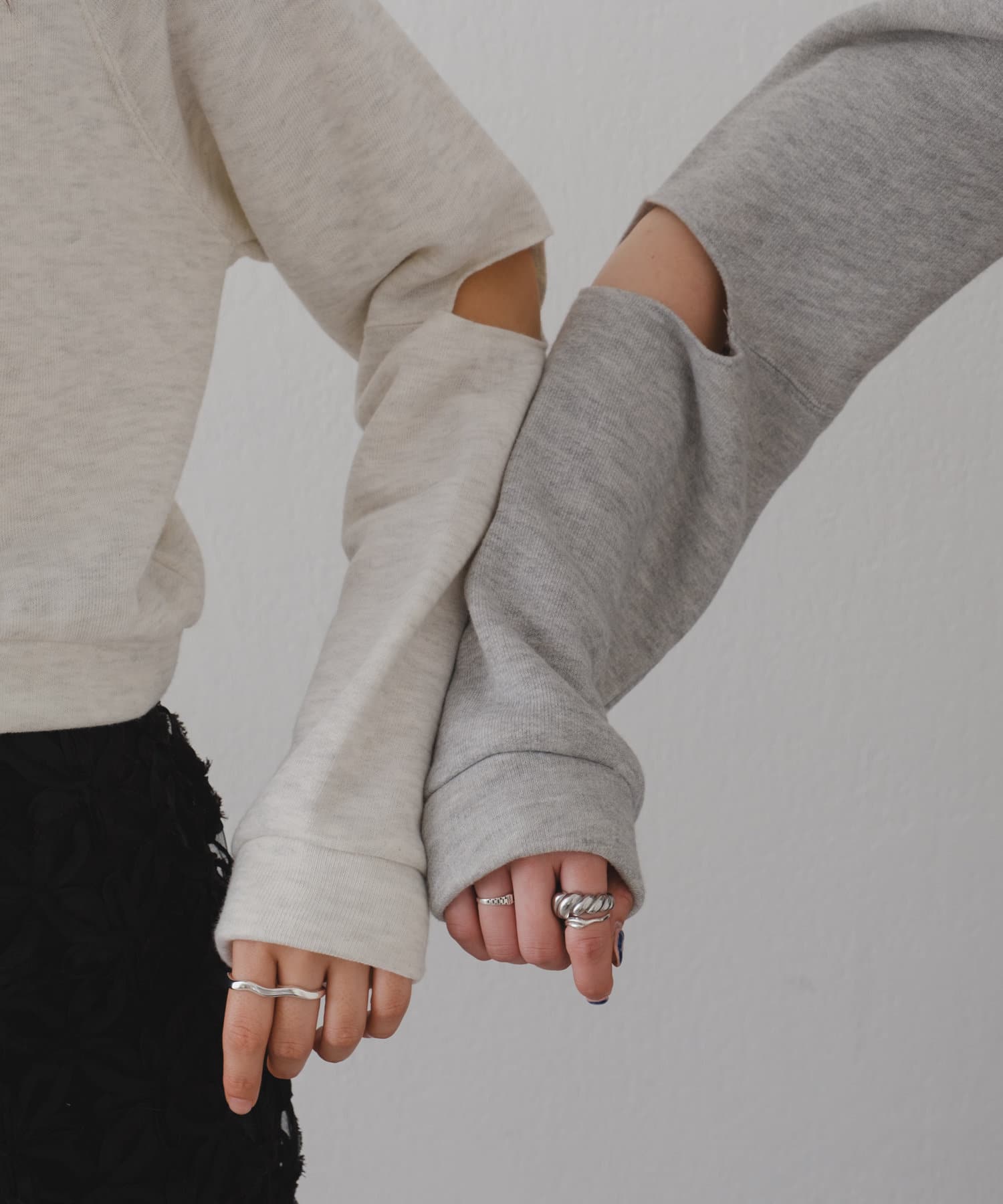 OUTLET(アウトレット) 【Kastane】カットアウト裏毛スウェット