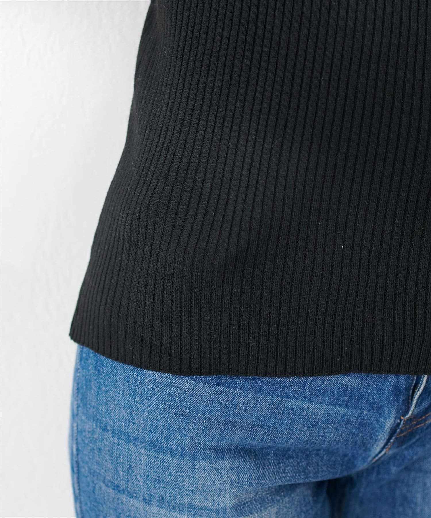 NICE CLAUP / OLIVE des OLIVE OUTLET(ナイスクラップ  / オリーブ デ オリーブ アウトレット) 【EVERY.VERY niceclaup】袖口ちびボタンプチハイリブニット