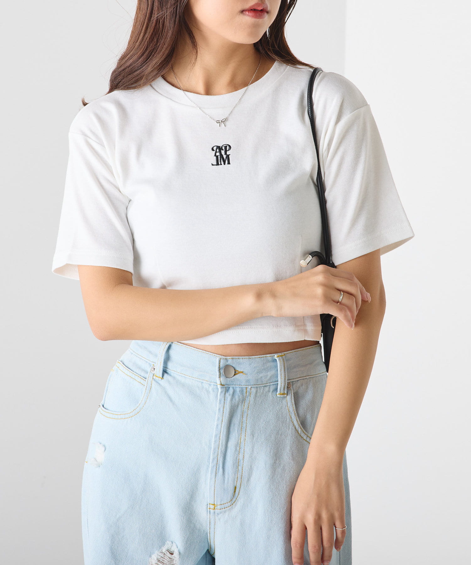 プティ♡さま専用　ディオール　tシャツ ロゴ刺繍　インフルエンサー着用　S プティ♡さま専用 ディオール tシャツ ロゴ刺繍 インフル
