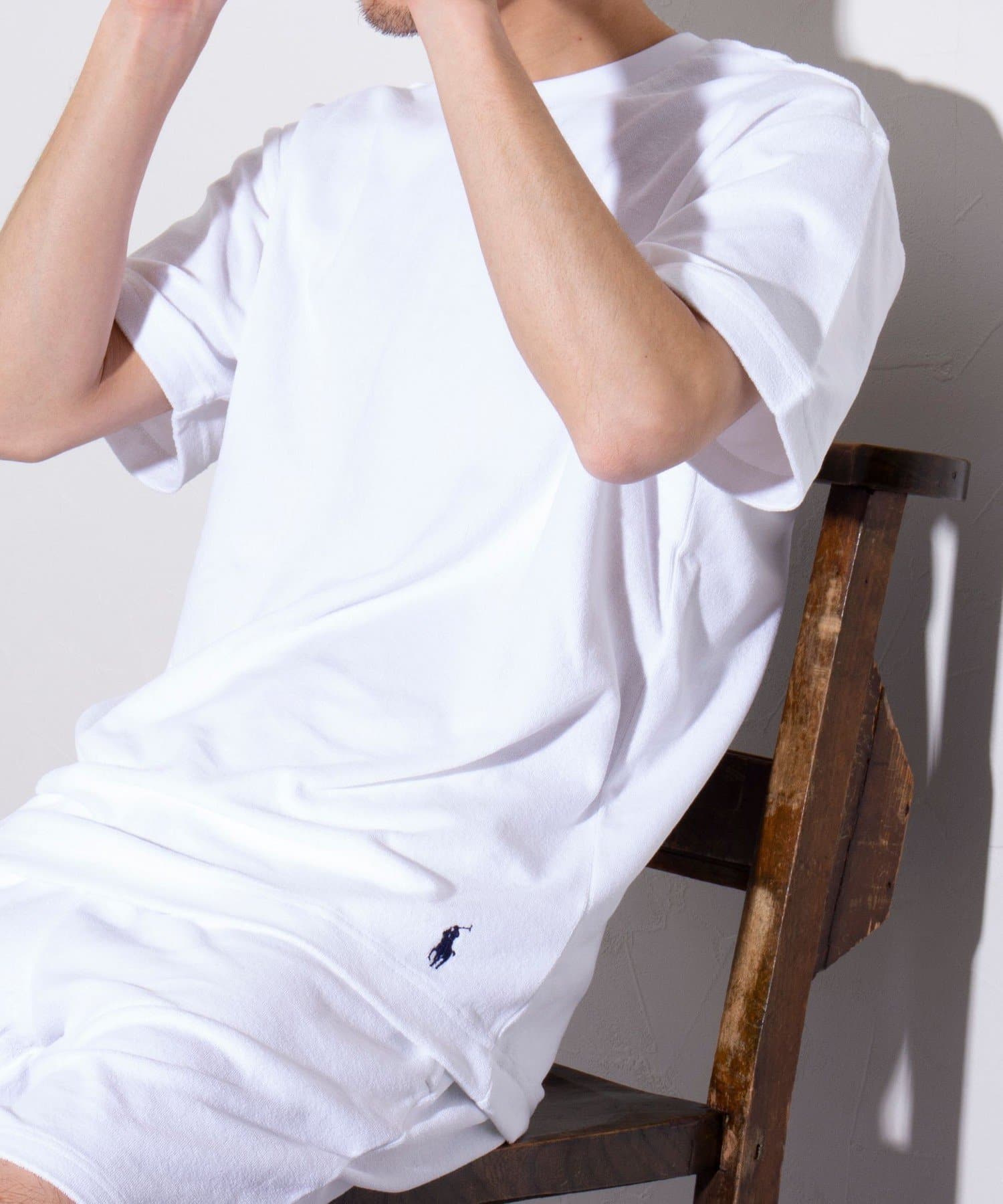 POLO RALPH LAUREN】パイル クルーネックTシャツ テリークロス | FREDY