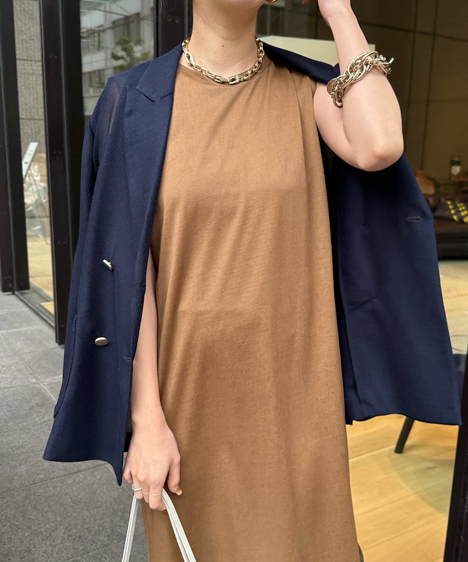 WEB限定】裾切替チュールワンピース | DOUDOU(ドゥドゥ