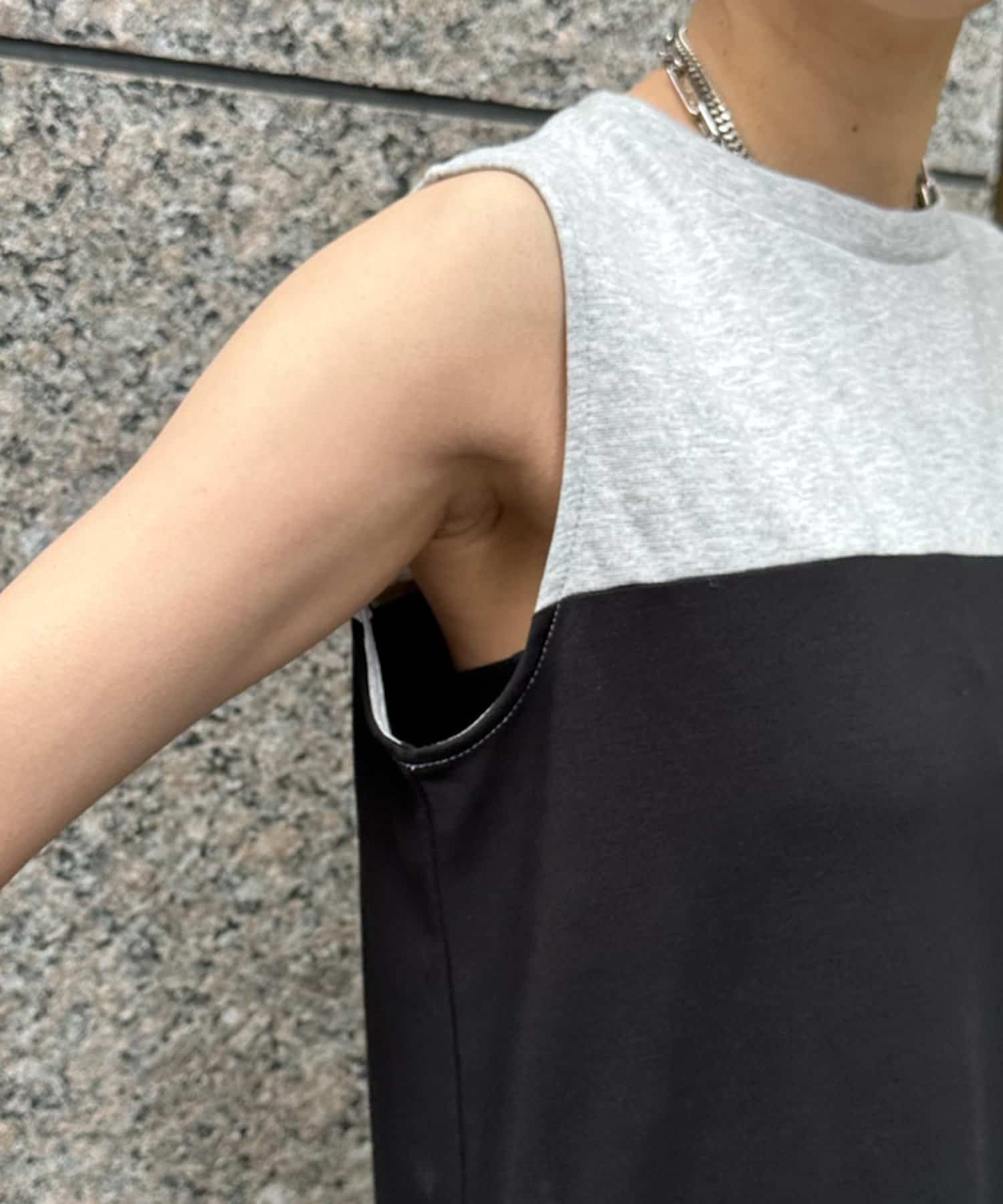 DOUDOU(ドゥドゥ) 【WEB限定】ビスチェ風ティアードワンピース