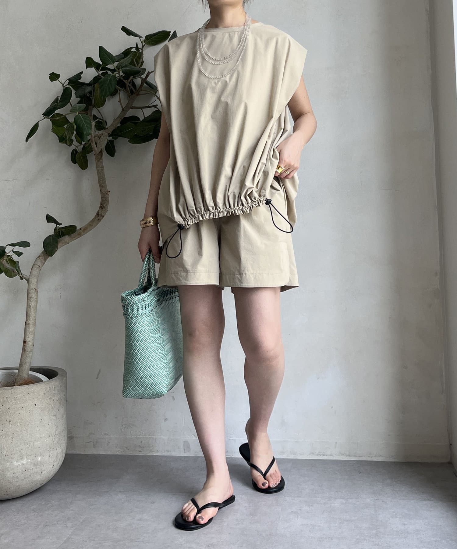 WEB限定】撥水UVテックサイドスリットショートパンツ | DOUDOU