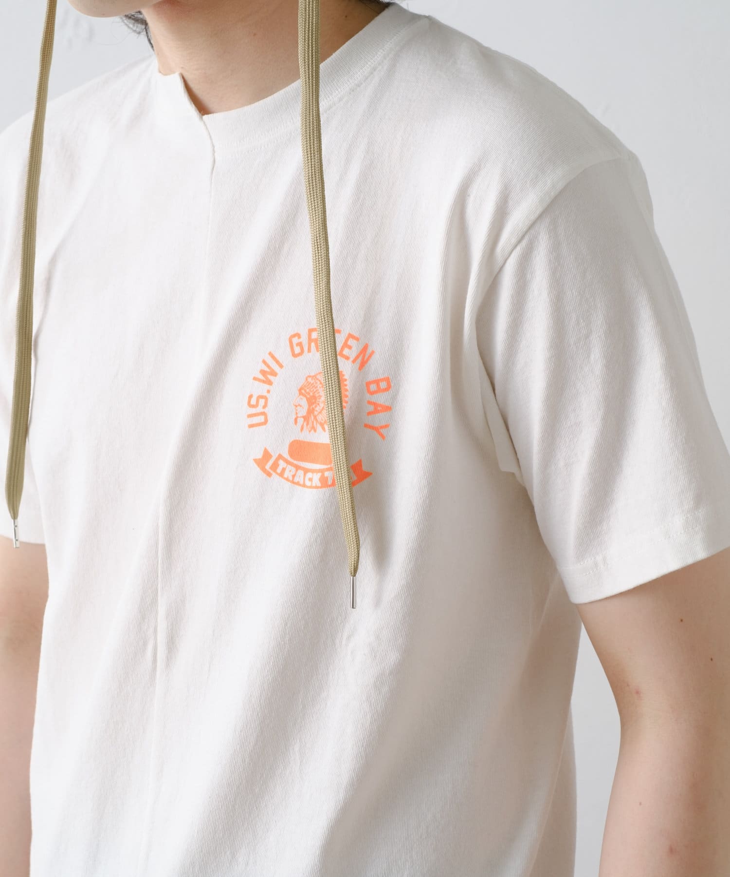 Kastane(カスタネ) 【WHIMSIC】リメイクプリントTシャツ