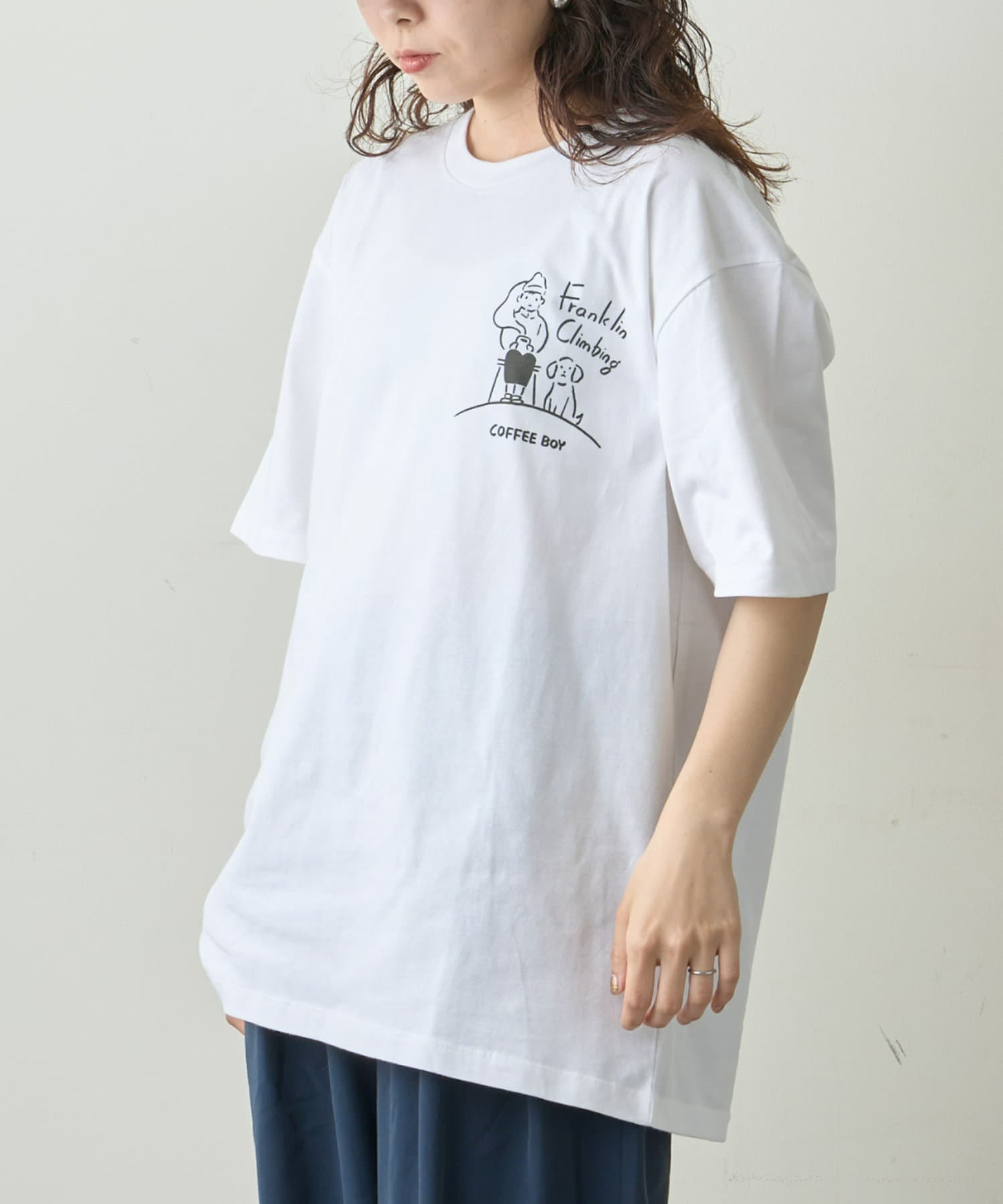 Franklin Climbing】×【COFFEE BOY】半袖プリントTee / WEB限定 | CIAOPANIC  TYPY(チャオパニックティピー)レディース | PAL CLOSET(パルクローゼット) - パルグループ公式ファッション通販サイト