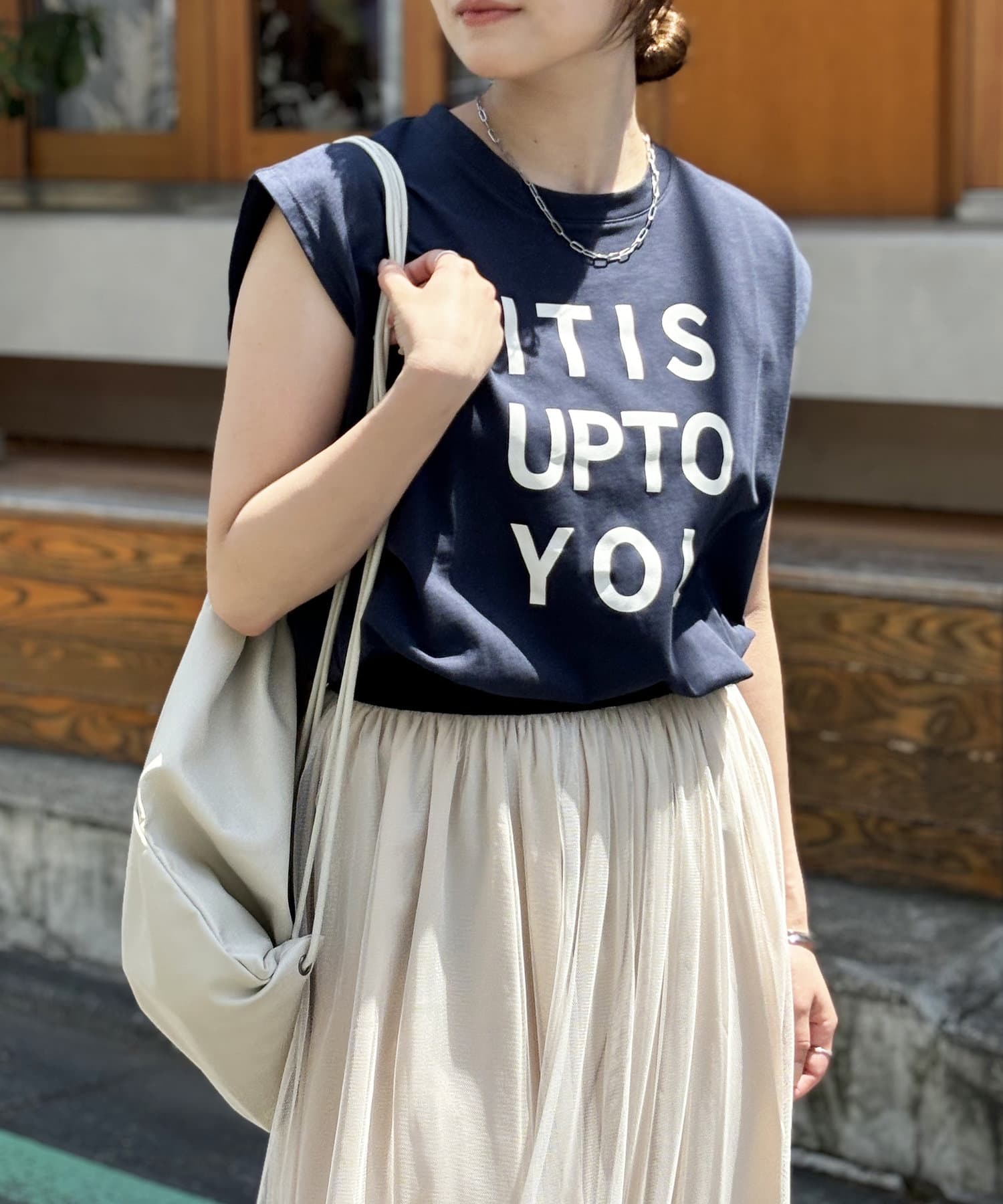 リピーター多数／スリットダンボールナロースカート 身長別コーデ - un