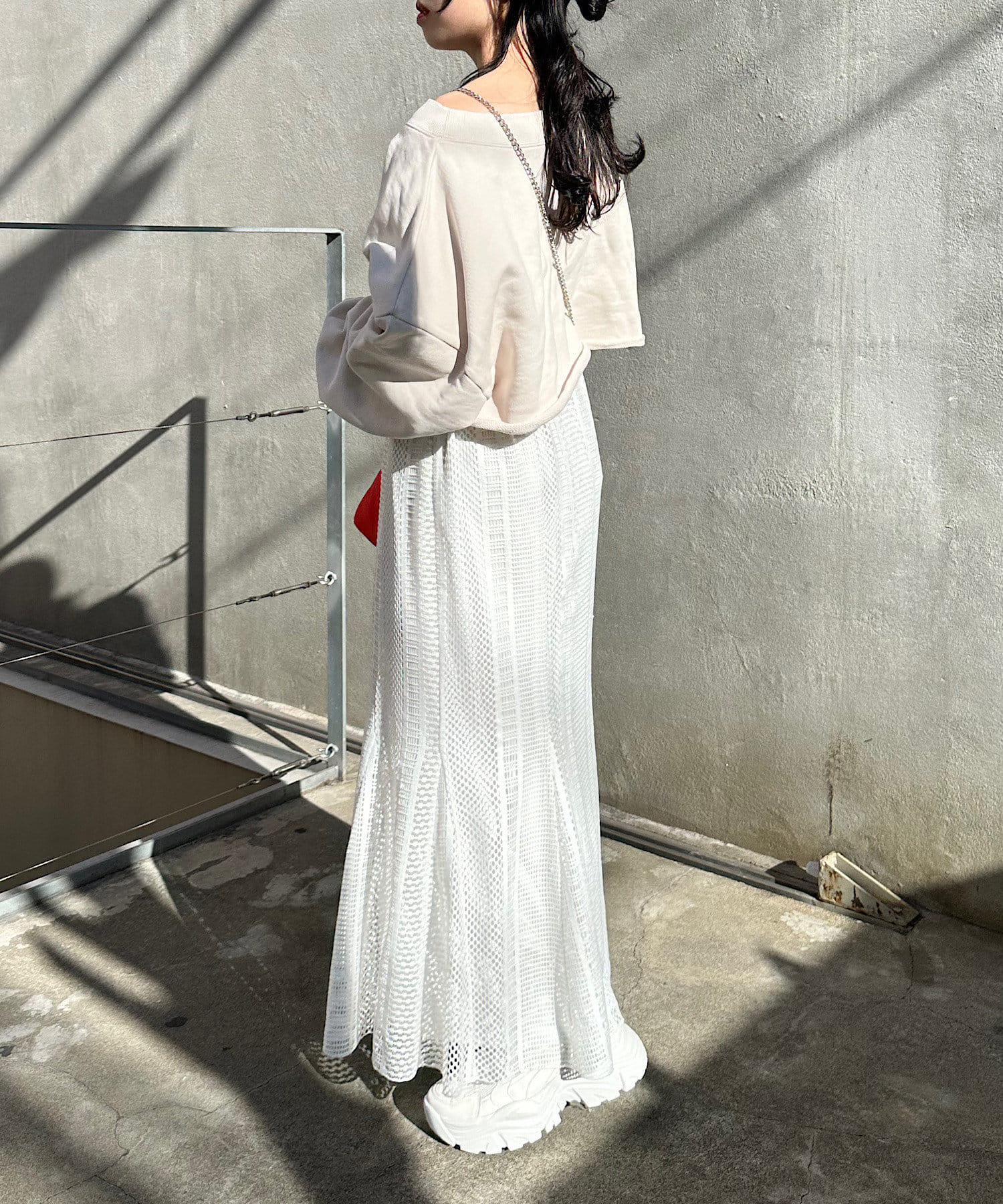 OUTLET(アウトレット) 【Kastane】ヘビーウェイトオフショルピグメントスウェット