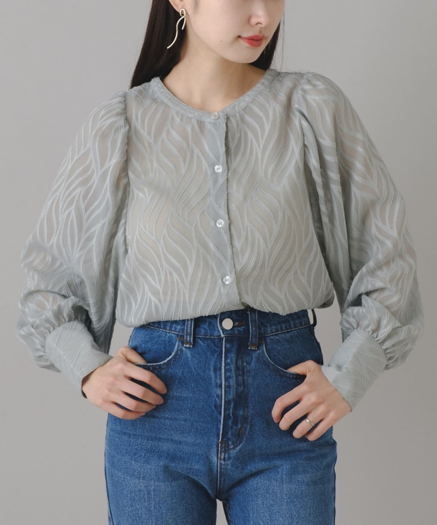 新品 カスタネ レース ブラウス Kastane（カスタネ）の「レースクロップドシャツ（シャツ/ブラウス