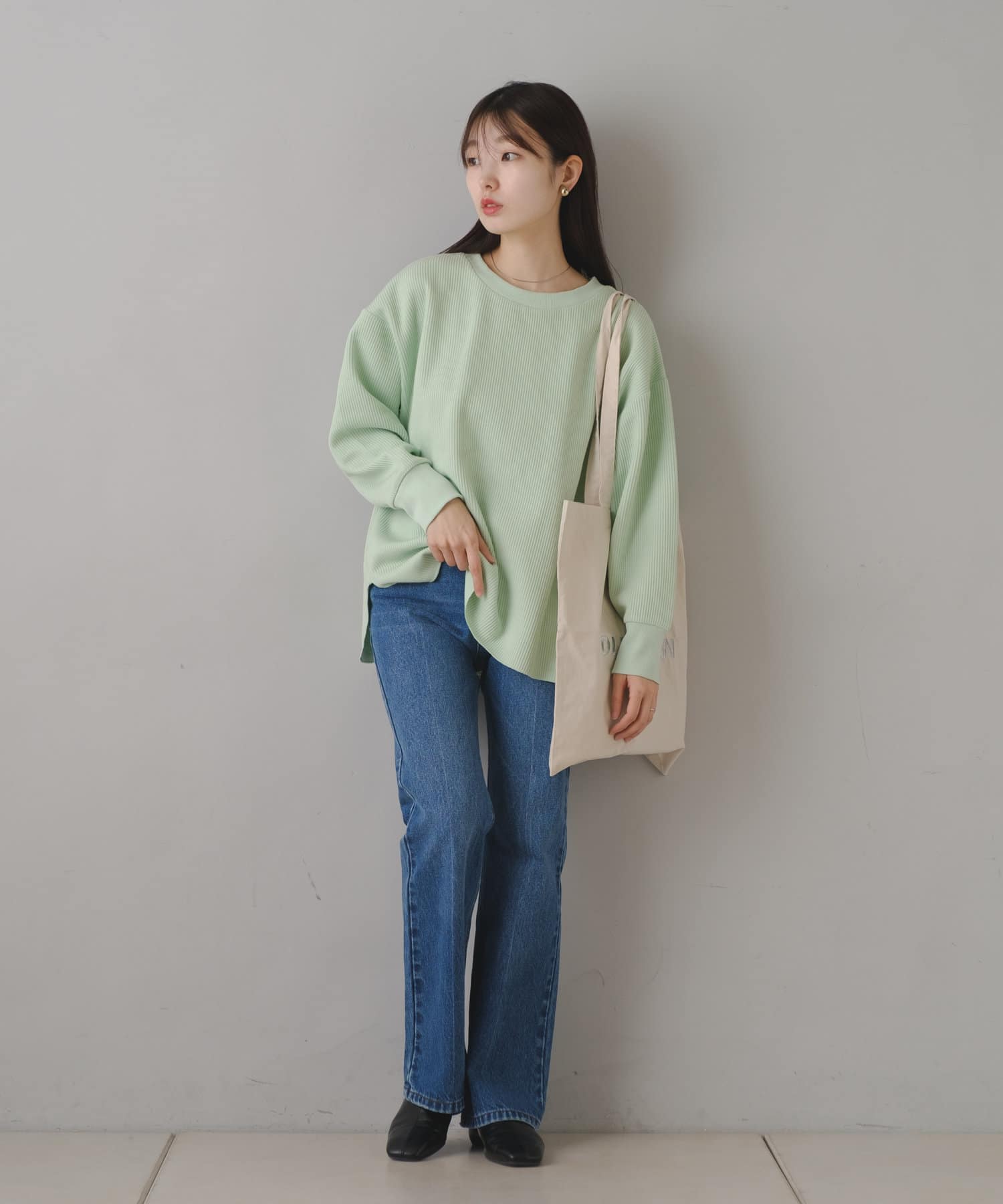 激安挑戦！！ Kastane】ワッフルプルオーバー | OUTLET(アウトレット カットソー(長袖/七分)