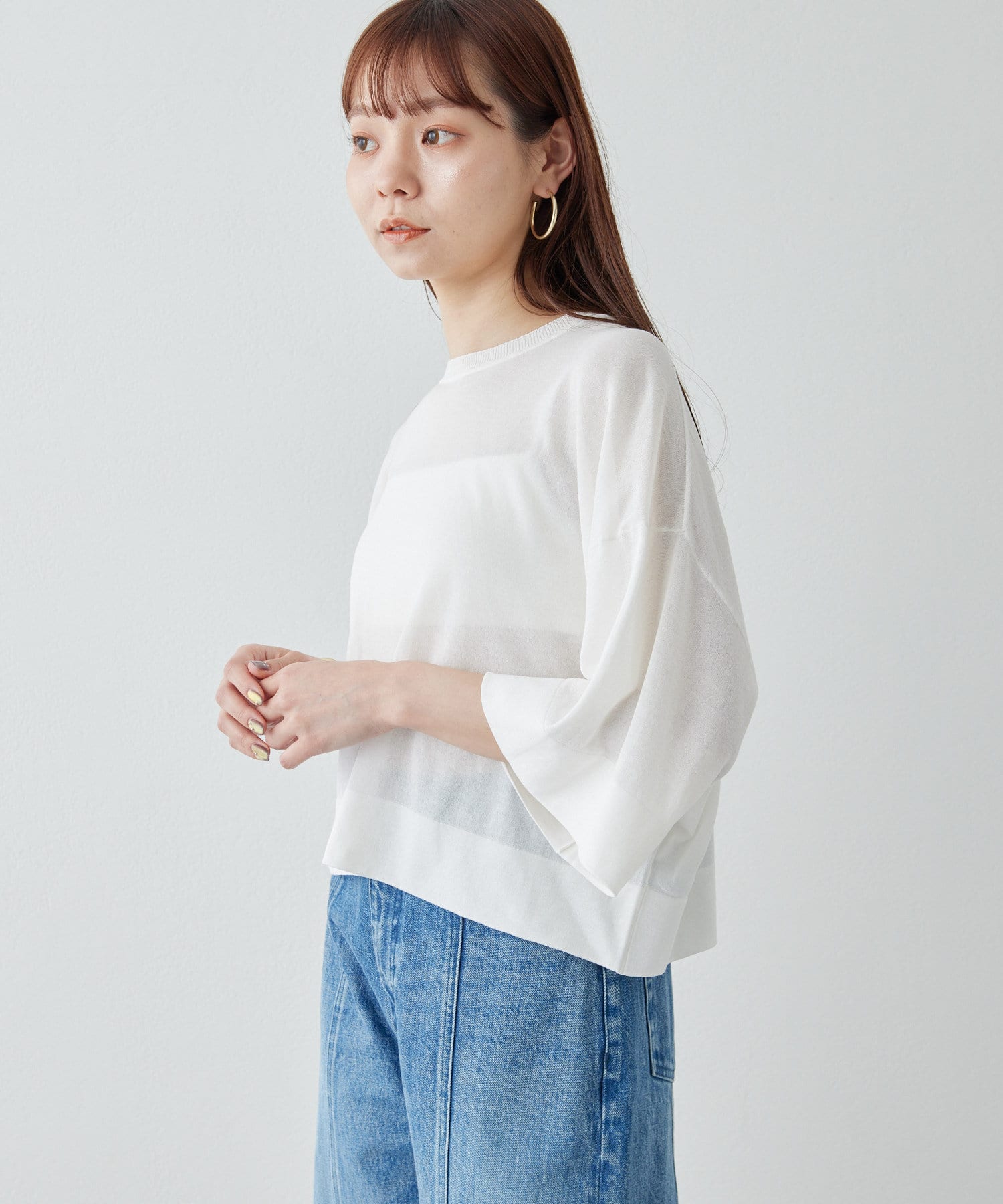 新品ドローイングナンバーズ　クロップドカーディガン ボーダークロップドカーディガン | ファッション通販サイト NUGU