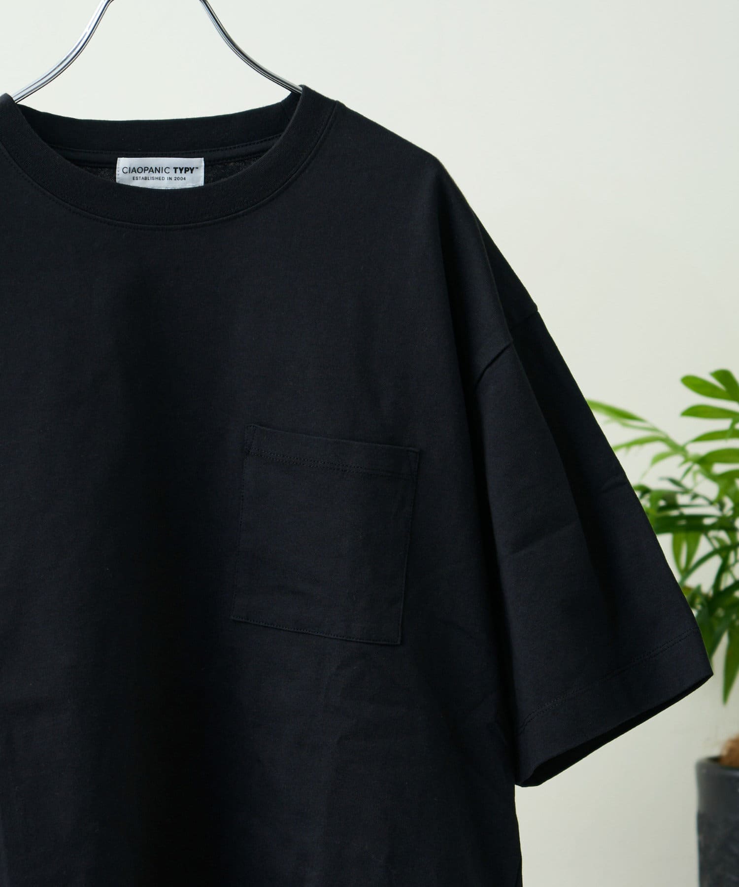 コットンクルーネックポケット半袖Tシャツ /無地/7色展開/S～XL