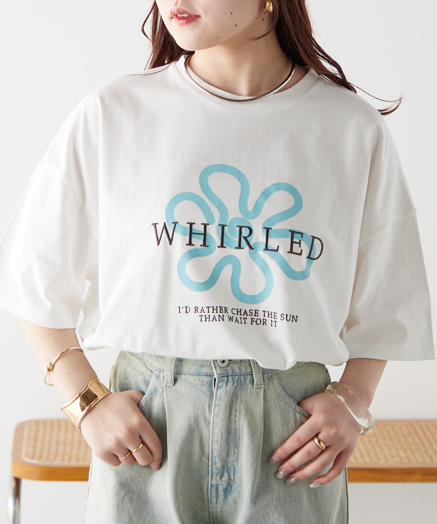 美品未使用⭐︎染め&amp;刺繍てんこもり！カーデ SET2点フラワージャガードカーデ+ビスチェ/earth music&ecology