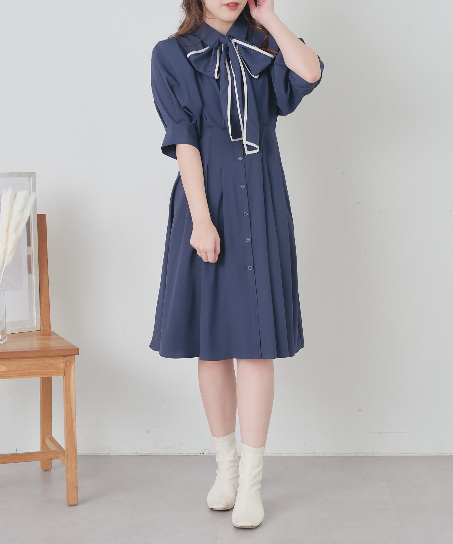 サイズ展開あり】レースアップワンピース | Remind me and forever