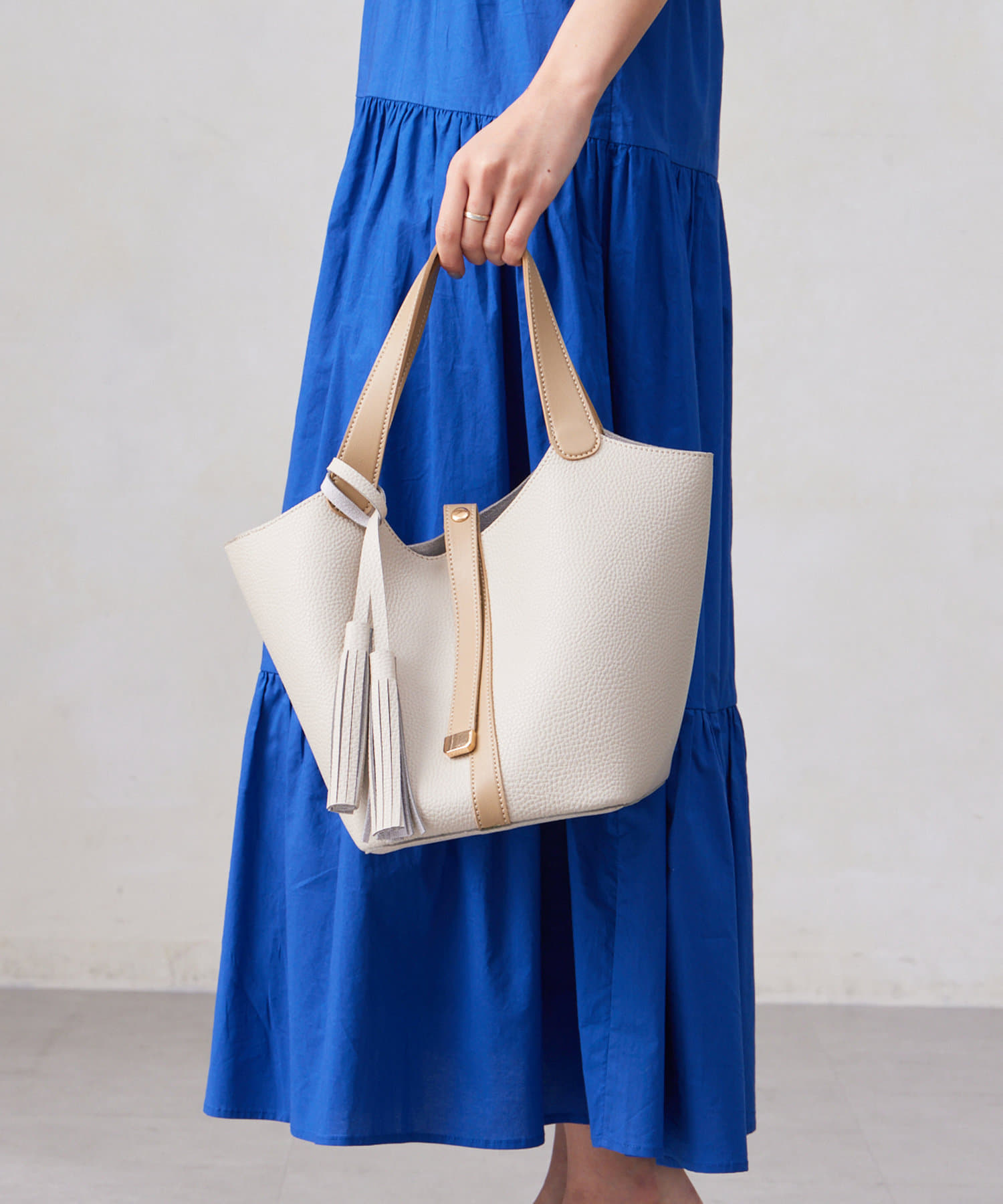 タッセル付バケツ型トートBAG | Chez toi(シェトワ)レディース