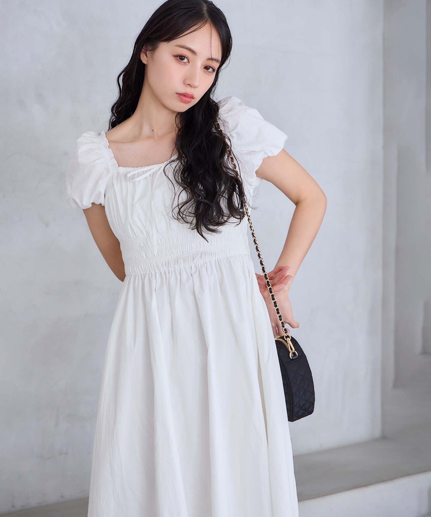 美品 ナイスクラップ マーメイド ロングワンピース 袖