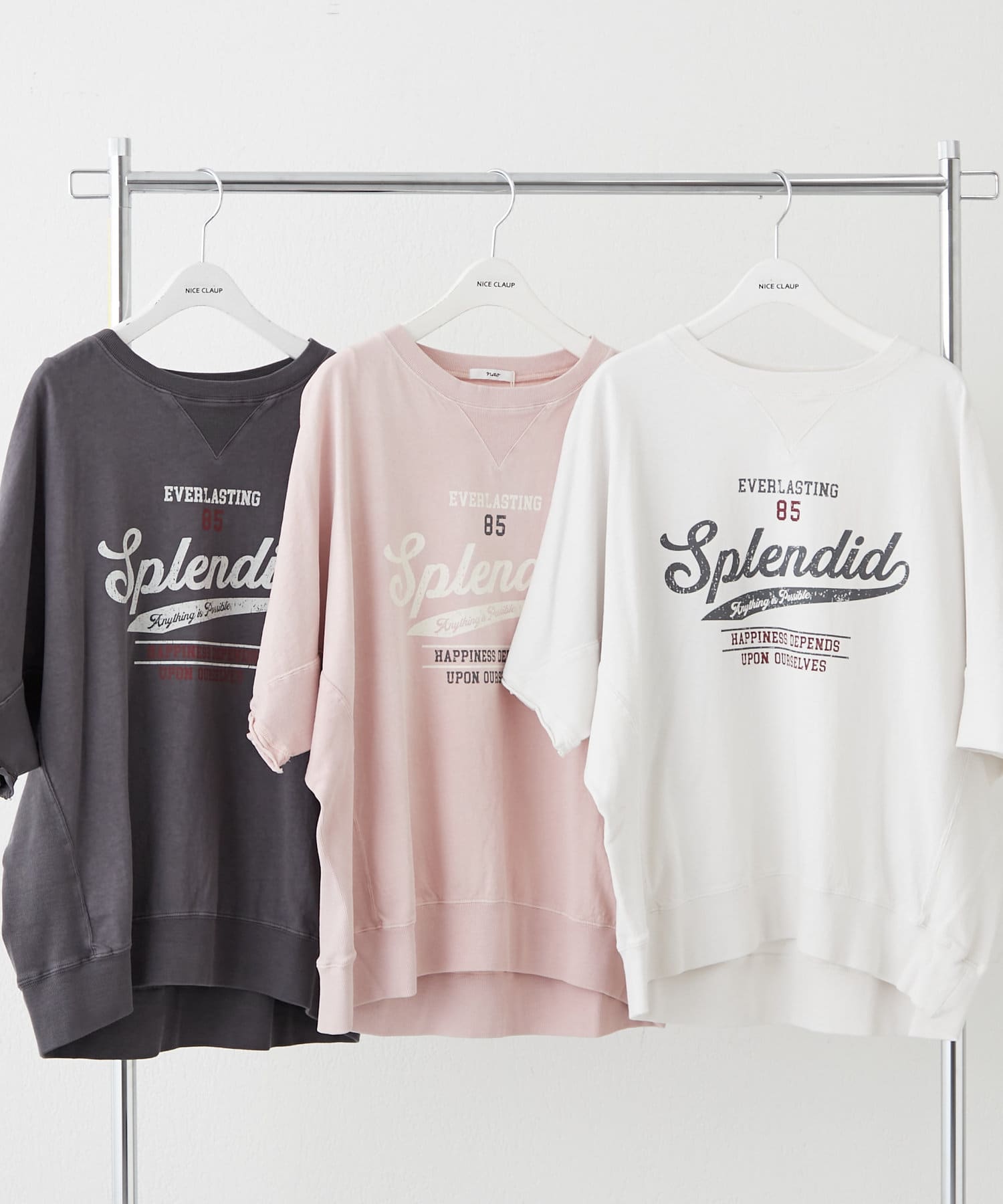 Remind me and forever(リマインドミーアンドフォーエバー) ピグメント加工Tシャツ