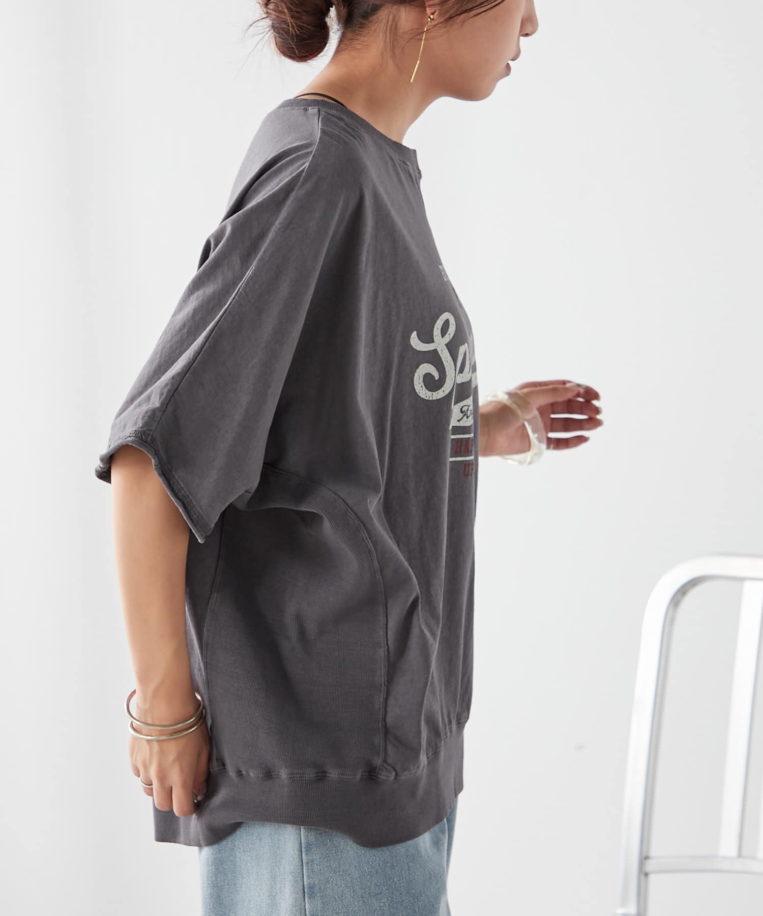 Remind me and forever(リマインドミーアンドフォーエバー) ピグメント加工Tシャツ