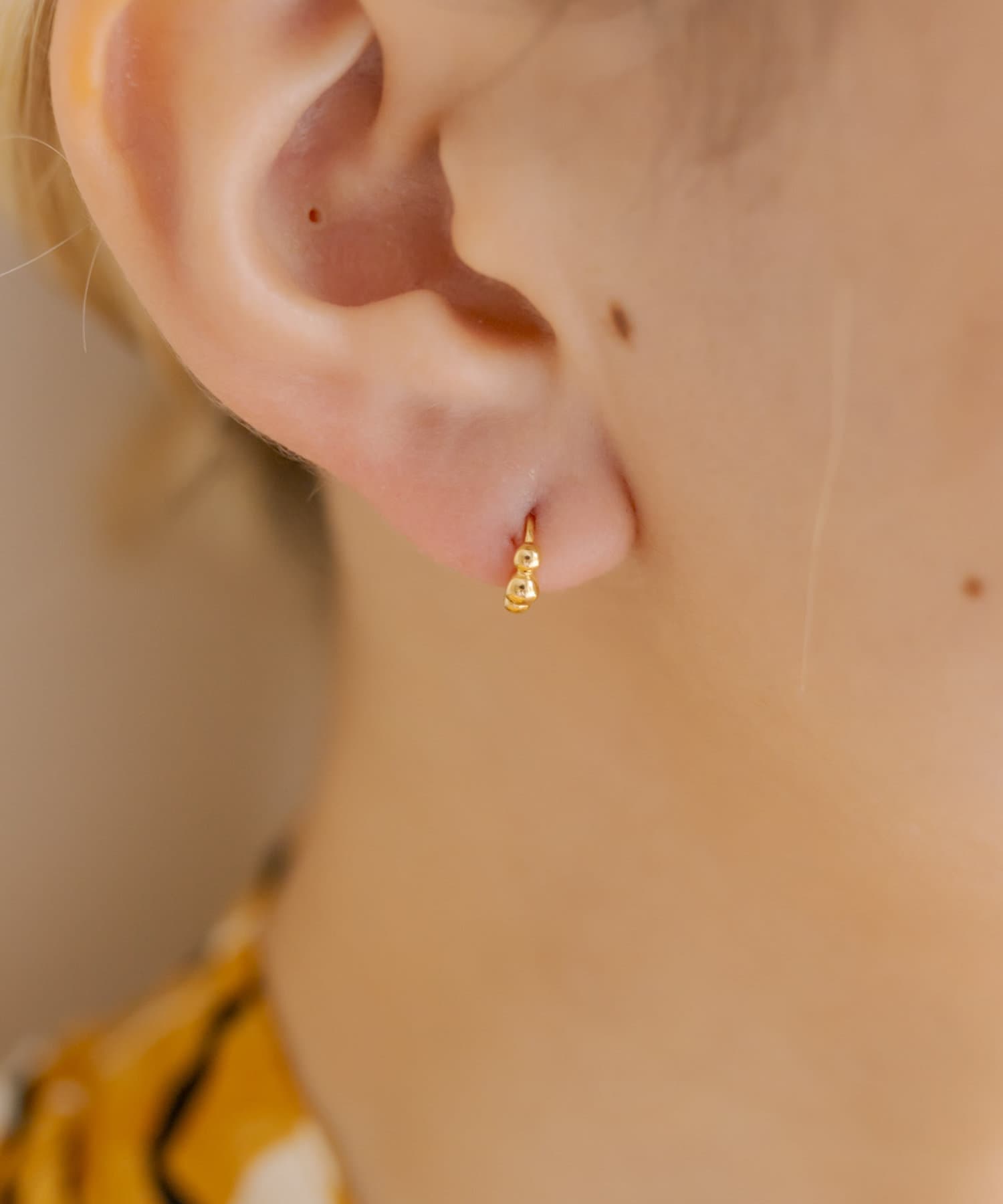 スターリングシルバー使用/キャッチレス》ミニミニスリーフープピアス | ear PAPILLONNER(イア パピヨネ)レディース | PAL  CLOSET(パルクローゼット) - パルグループ公式ファッション通販サイト