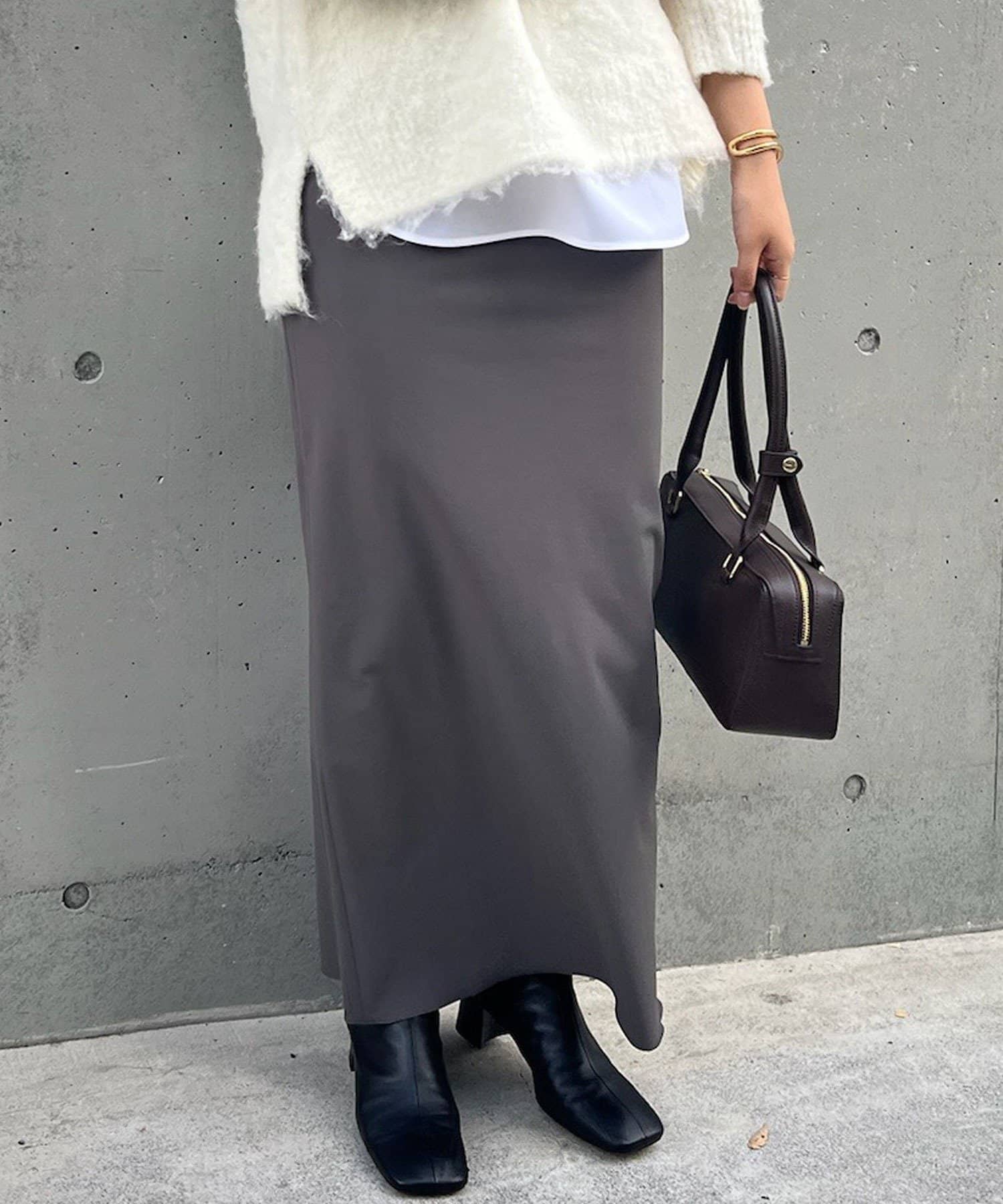 GALLARDAGALANTE(ガリャルダガランテ) 【11/19(水)10:30～新色CGY予約開始】【3サイズ展開】ストレッチマキシタイトスカート2