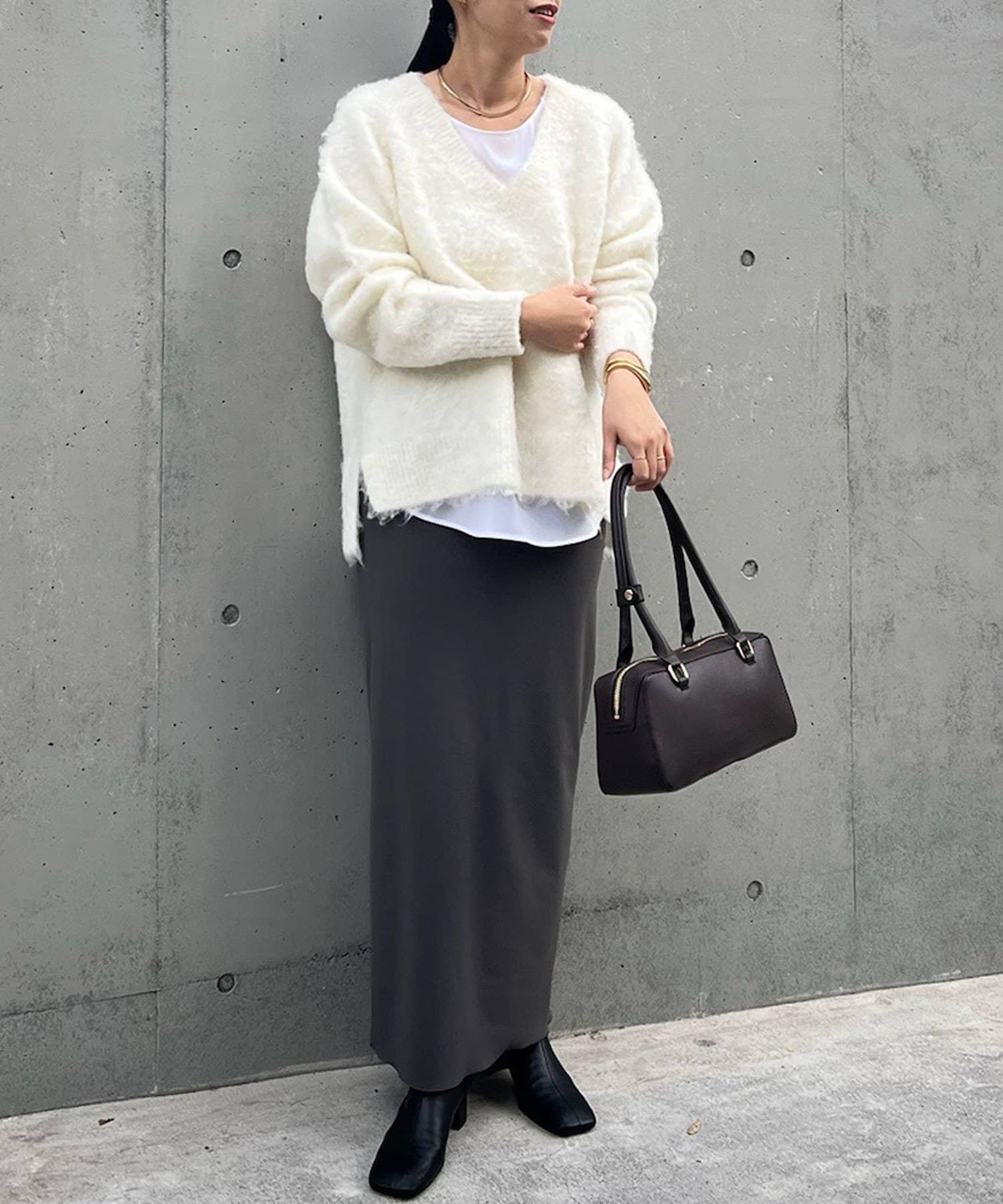 GALLARDAGALANTE(ガリャルダガランテ) 【11/19(水)10:30～新色CGY予約開始】【3サイズ展開】ストレッチマキシタイトスカート2