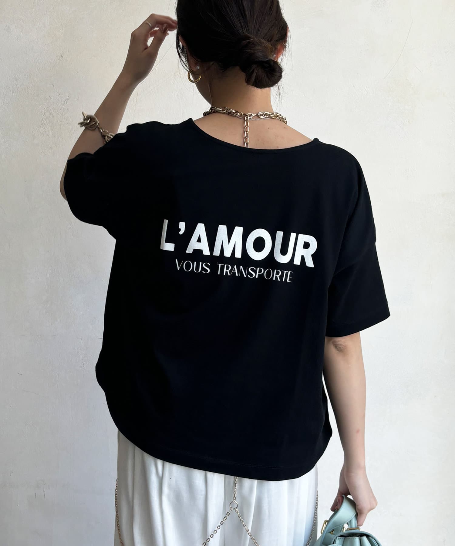 DOUDOU(ドゥドゥ) LAMOUR 2WAY TEE