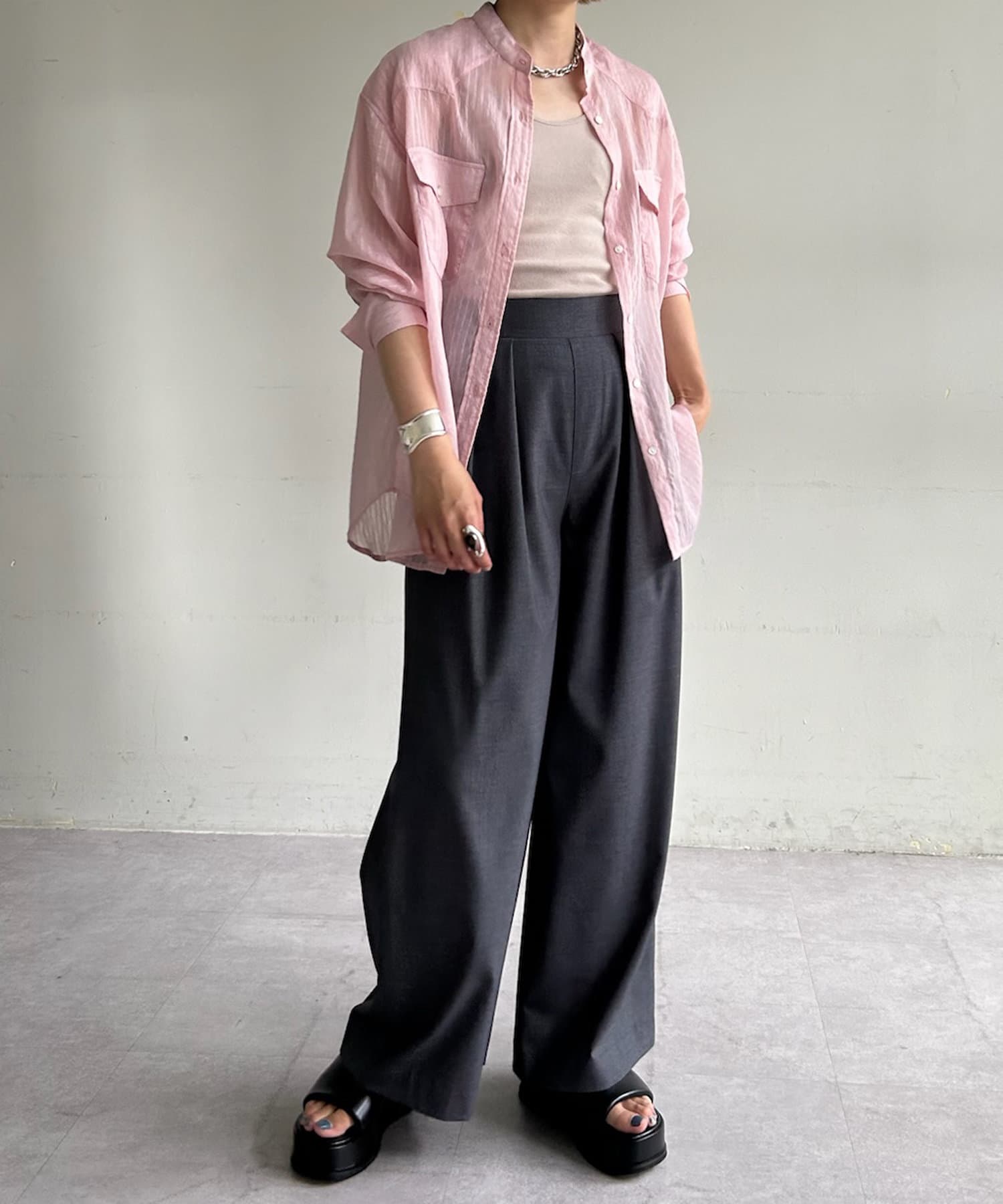 3サイズ展開】TRタックワイドパンツ | SHENERY(シーナリー)レディース  