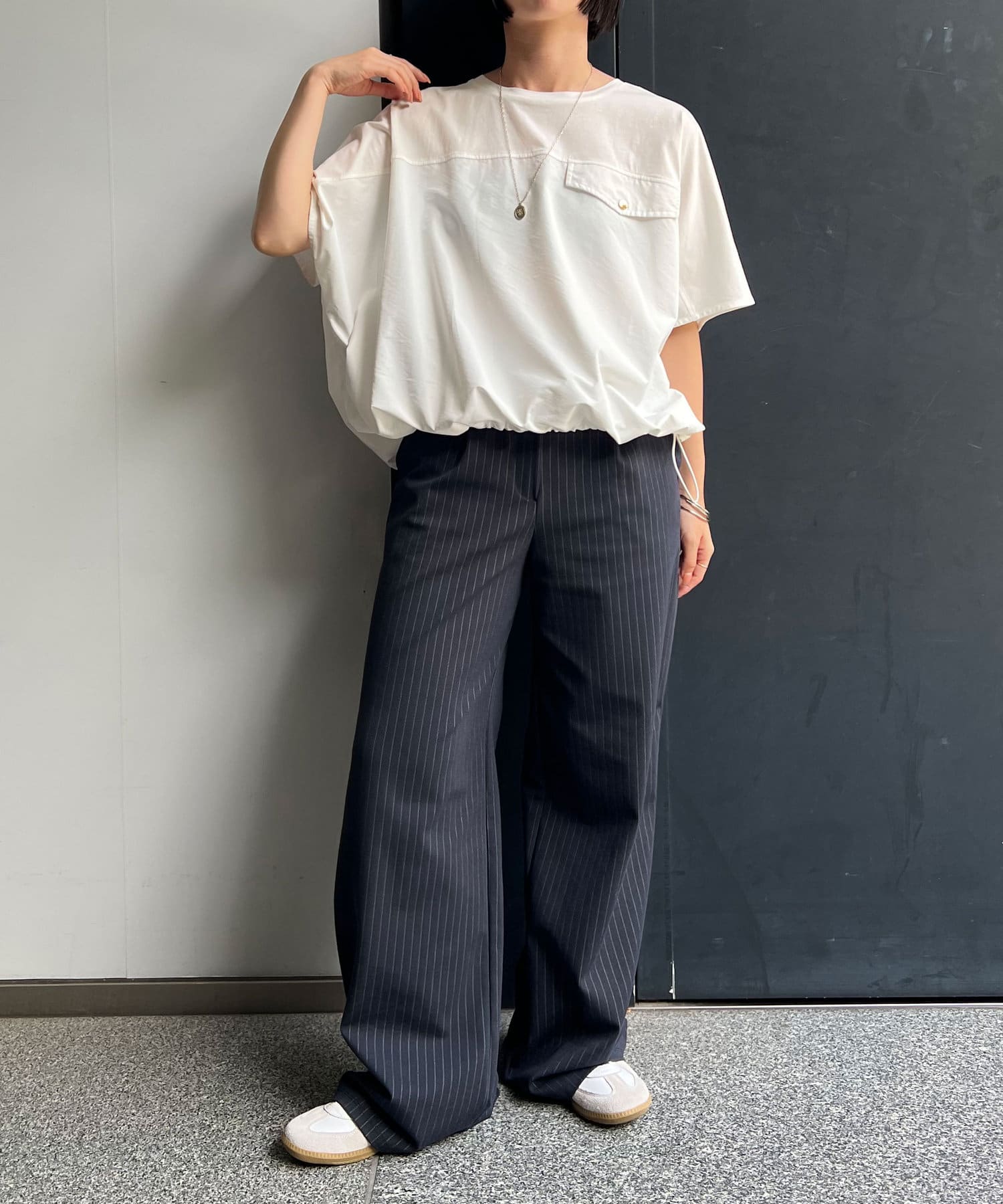 洗濯機洗い◎】フハク切替シルケットカットソー | Jena espace