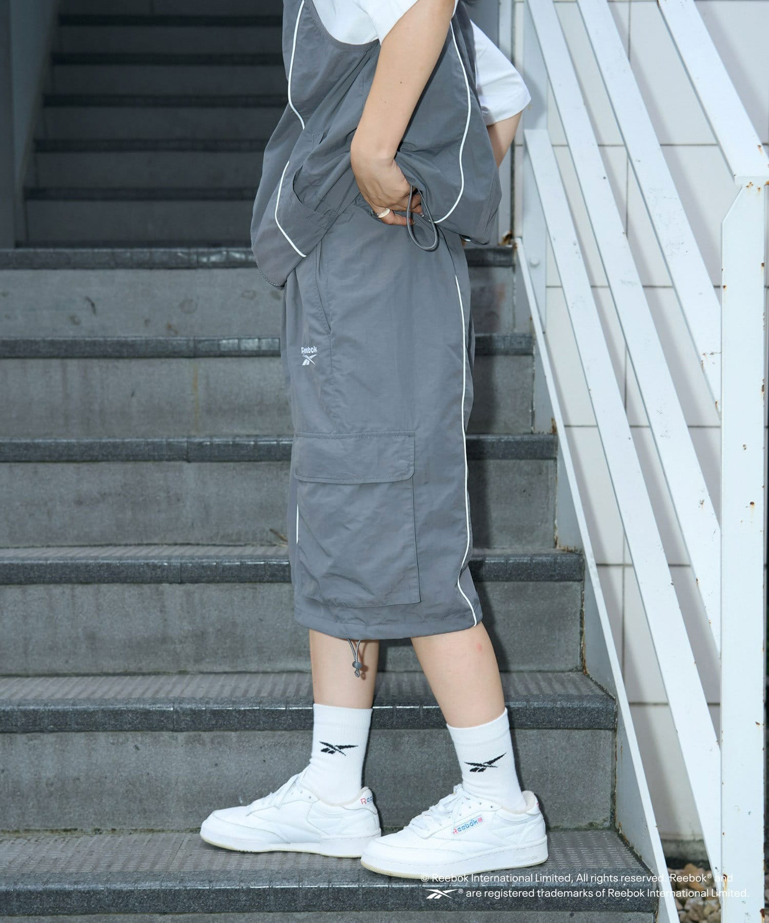 reebok コーデュロイ　セットアップ　ジャケット　パンツ　ノームコア reebok コーデュロイ セットアップ ジャケット パンツ