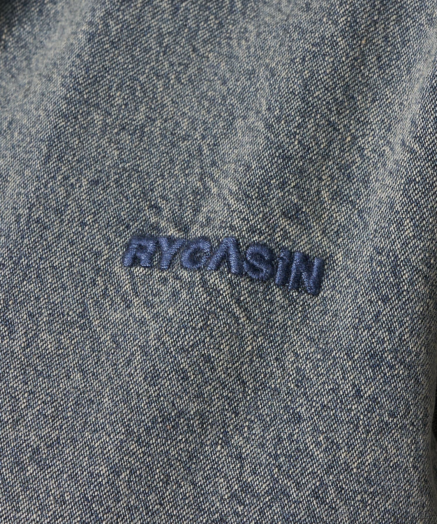 RAY CASSIN(レイカズン) デニムオーバーダイ半袖シャツ