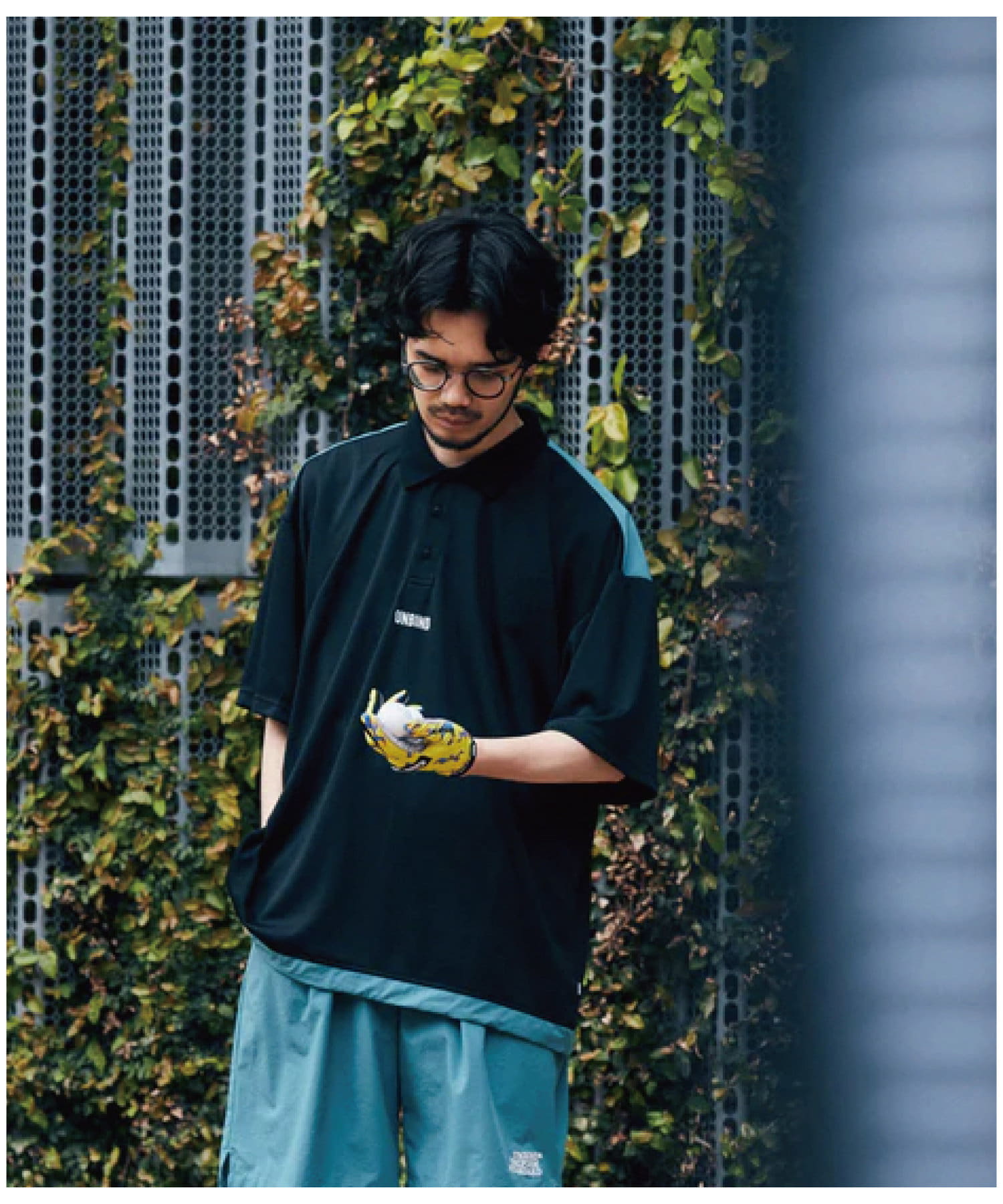 twoles(トゥレス) 【UNBIND】BACK MESH POLO SHIRT