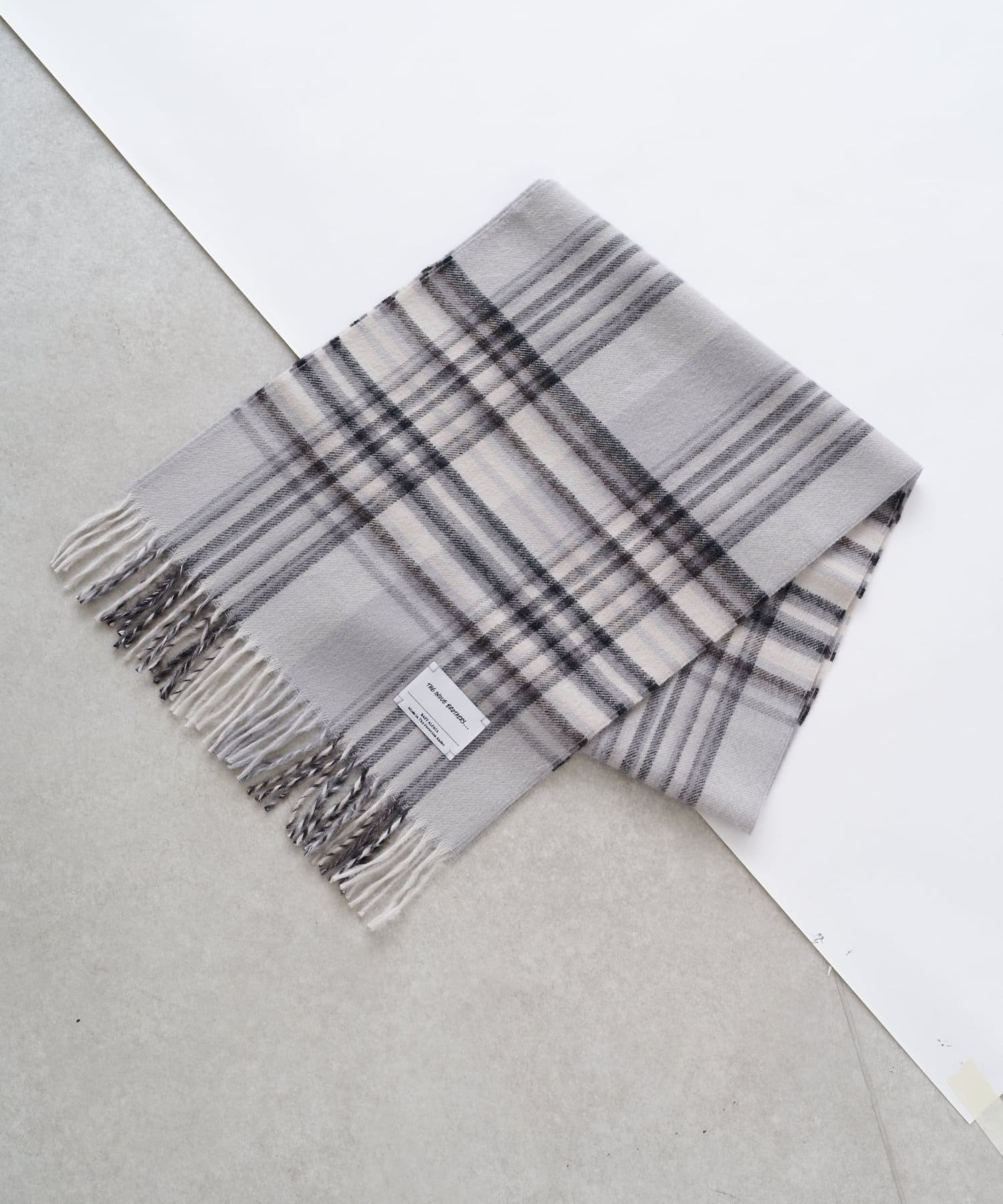 Lui's(ルイス) T.I.B Brushed Scarf Check