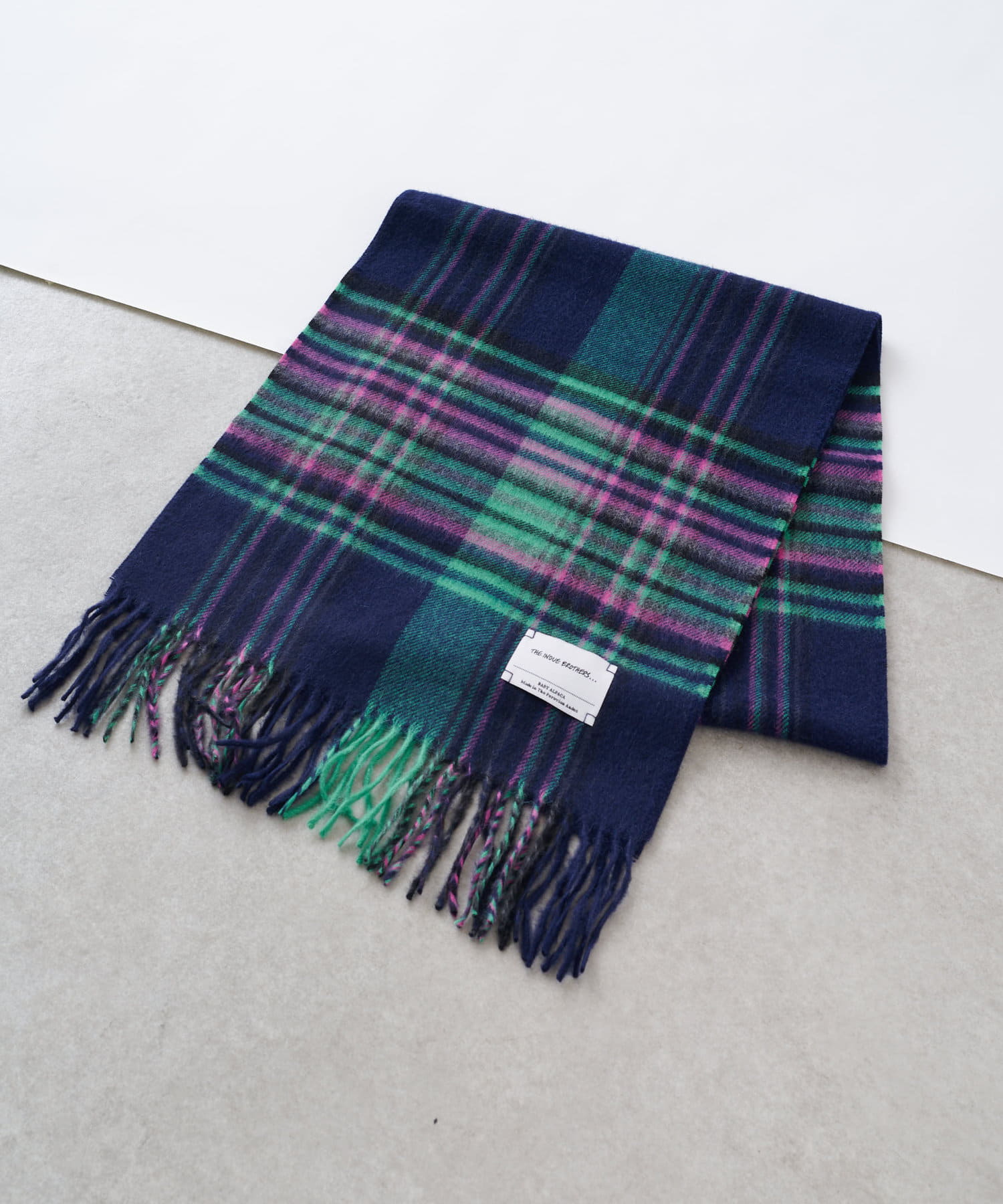 Lui's(ルイス) T.I.B Brushed Scarf Check