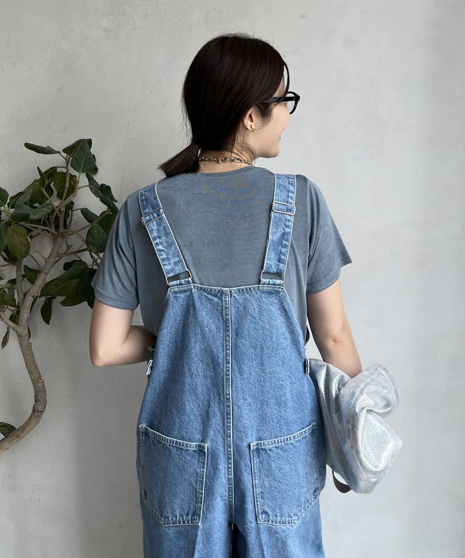 DOUDOU(ドゥドゥ) 【WEB限定】シャイニージャージー半袖TEE