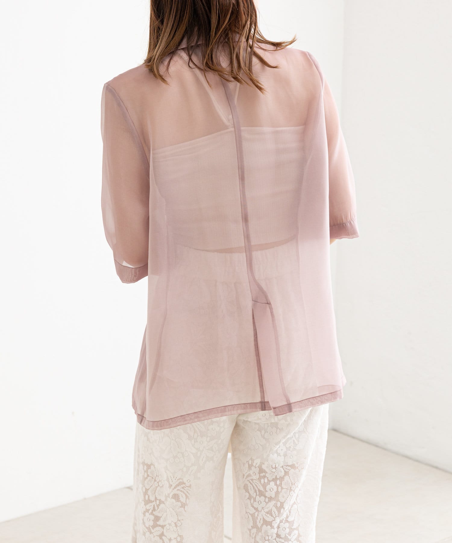 ★SALE picone シアーシャツジャケット ☆SALE picone シアーシャツジャケット