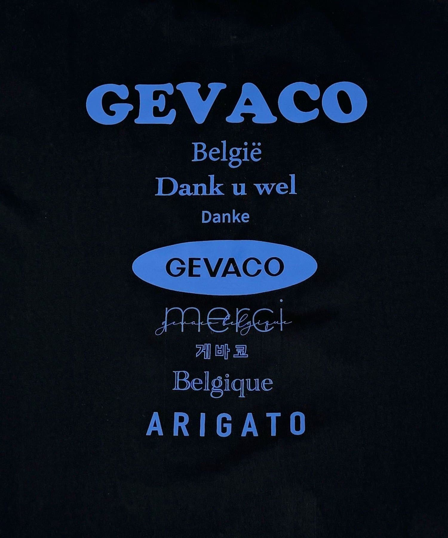 FREDY & GLOSTER(フレディ アンド グロスター) 【GEVACO/ゲバコ】バックプリントオーバーサイズTシャツ