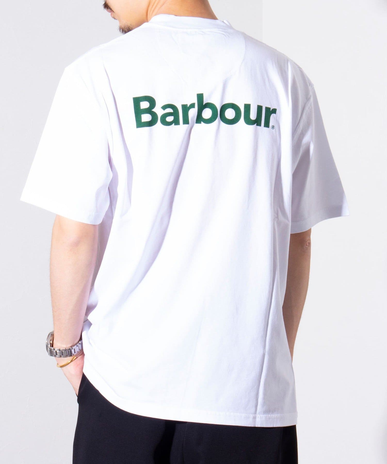 Strowell 【Barbour】Strowell ロゴ バックプリント Tシャツ | FREDY & GLOSTER(フレディ アンド グロスター ...